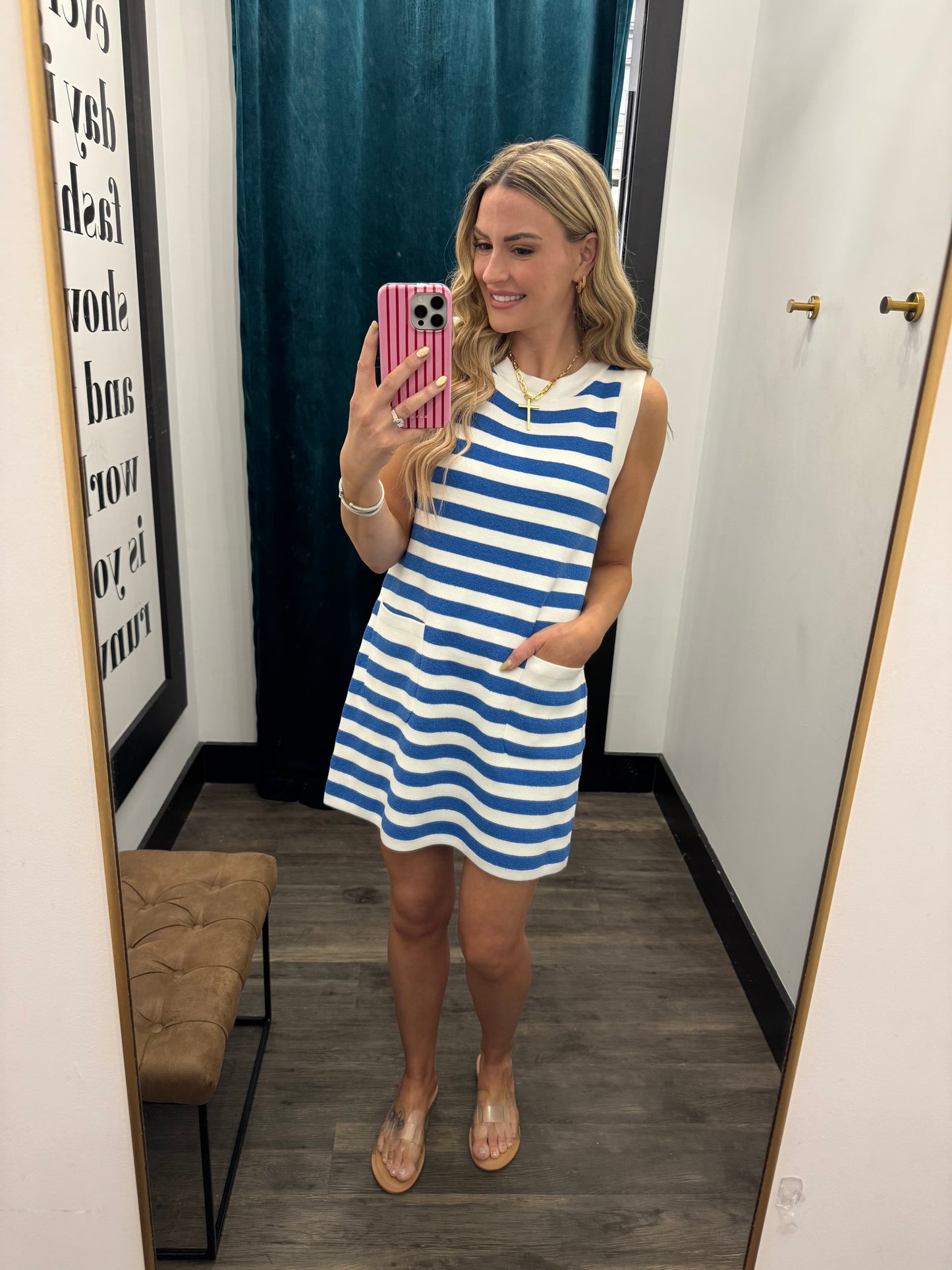 Stripe Mini Dress