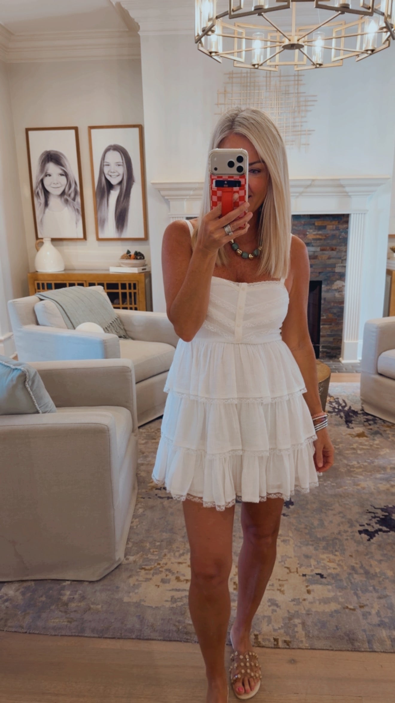 Flirty Lace Mini Dress