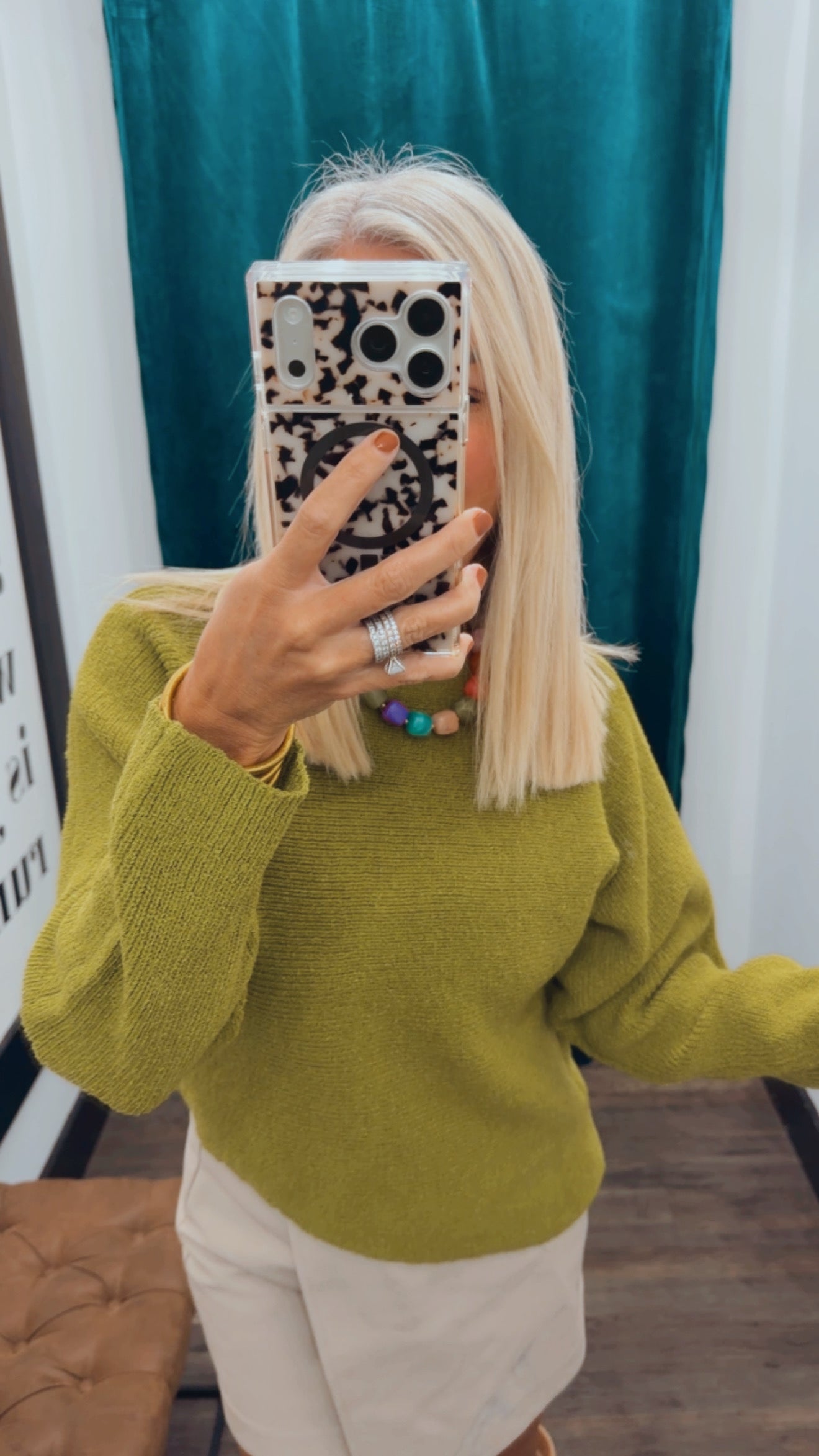 Sleek Asymmetrical Knit Top