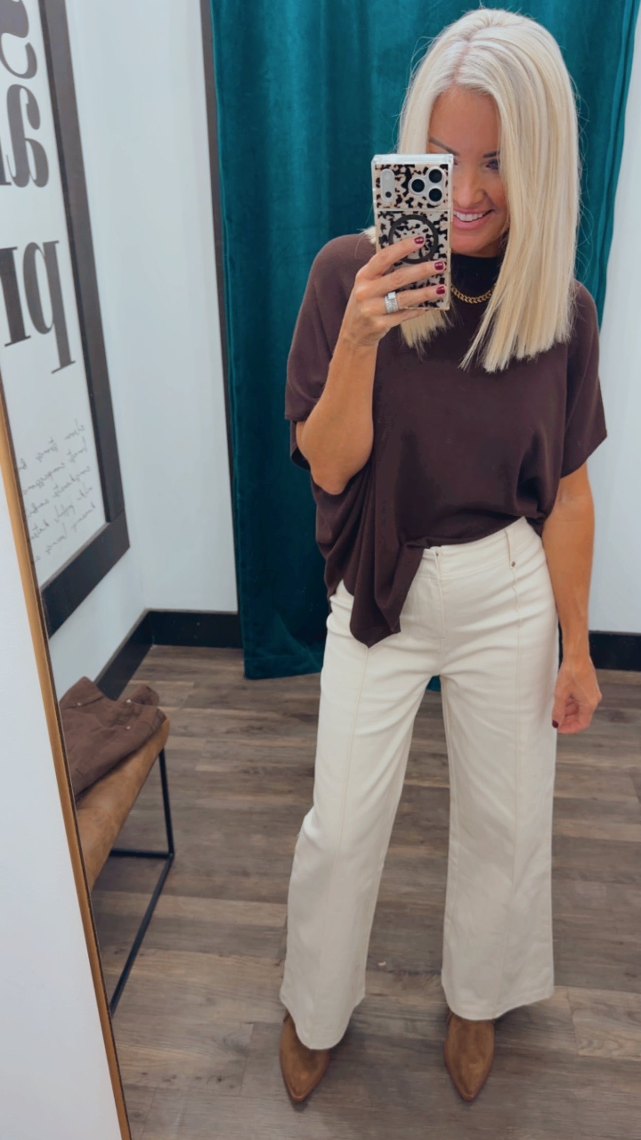 Asymmetric Poncho Top