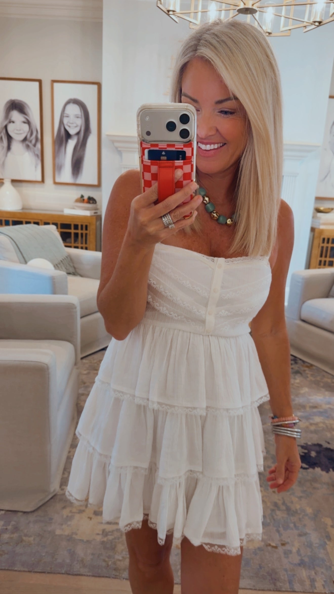 Flirty Lace Mini Dress