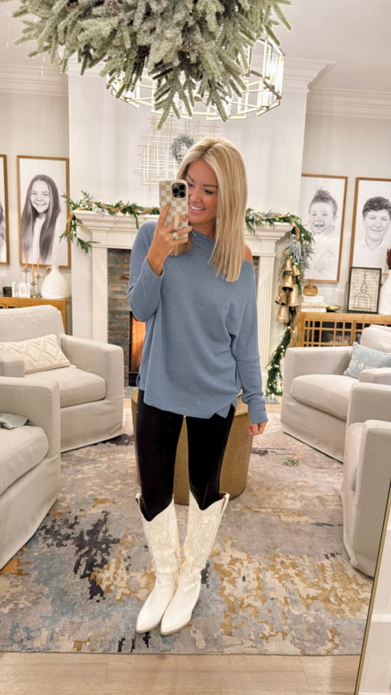 Batwing Knit Top