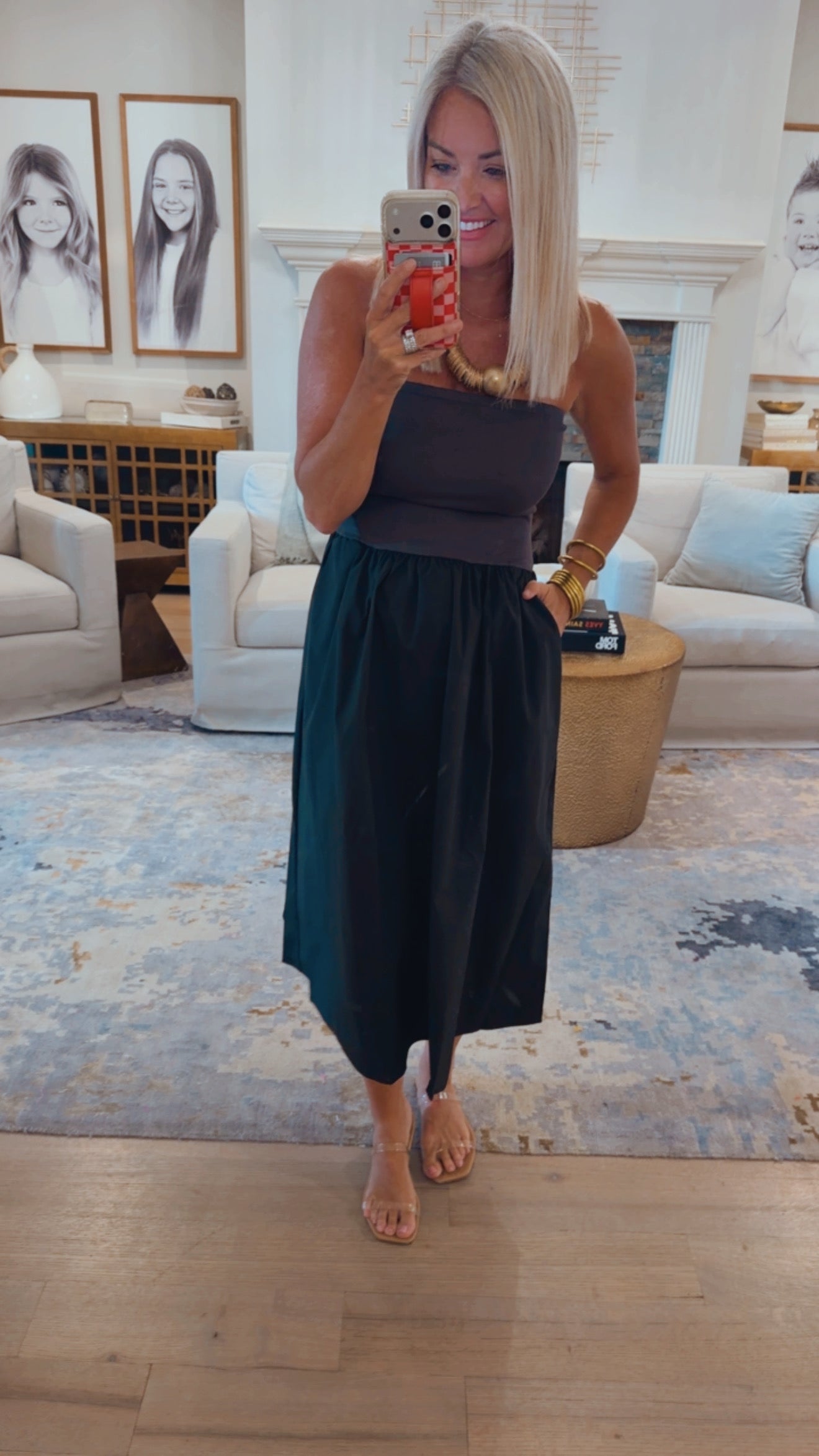 Tube Top Midi Dress