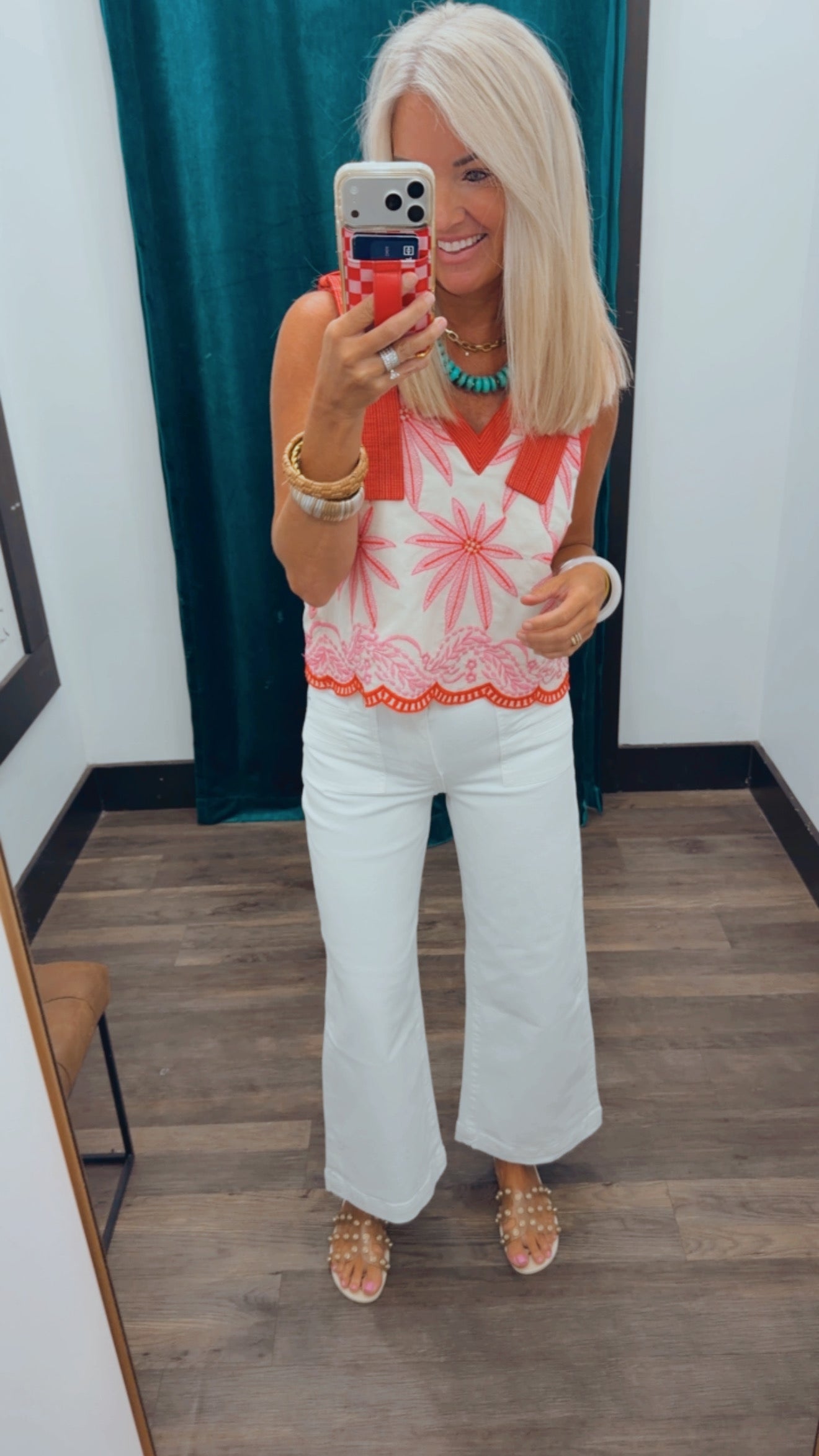 Floral Embroidered Top