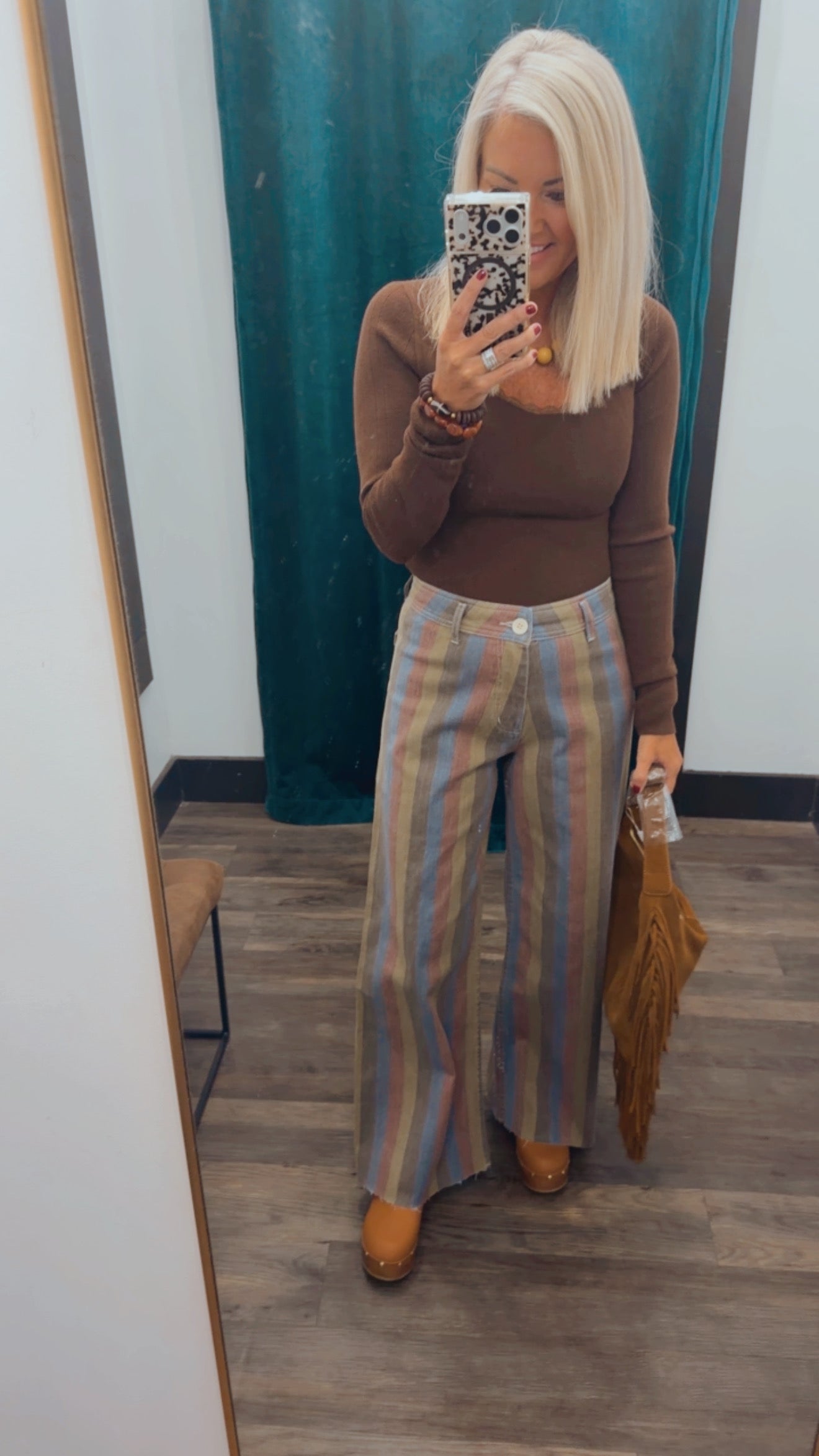 Multi Color Panel Pant
