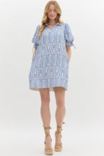 Entro Abstract Mini Dress