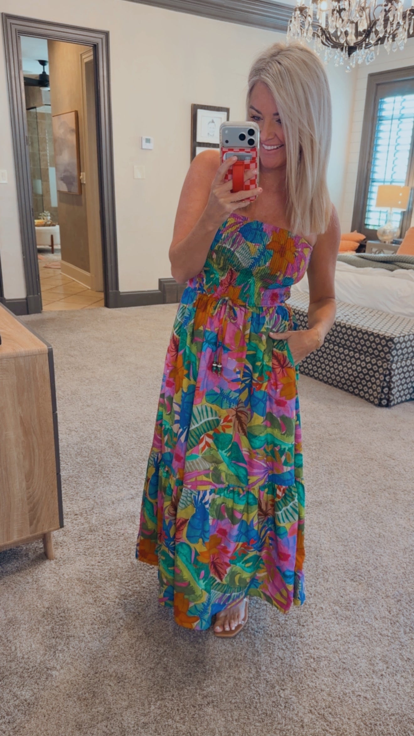 Resort Botanica Smocked Tube Dress