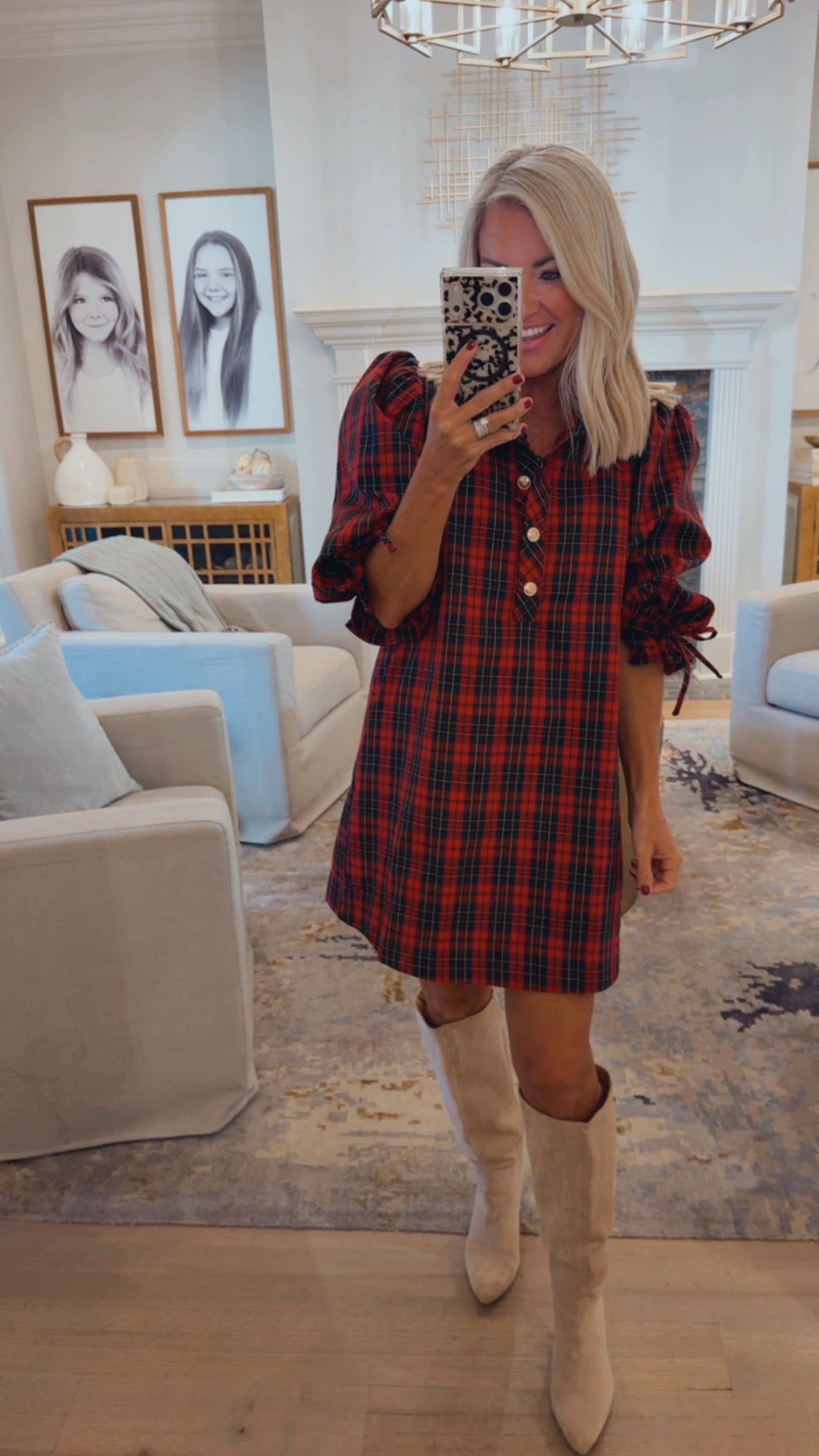Perfect Plaid Mini Dress
