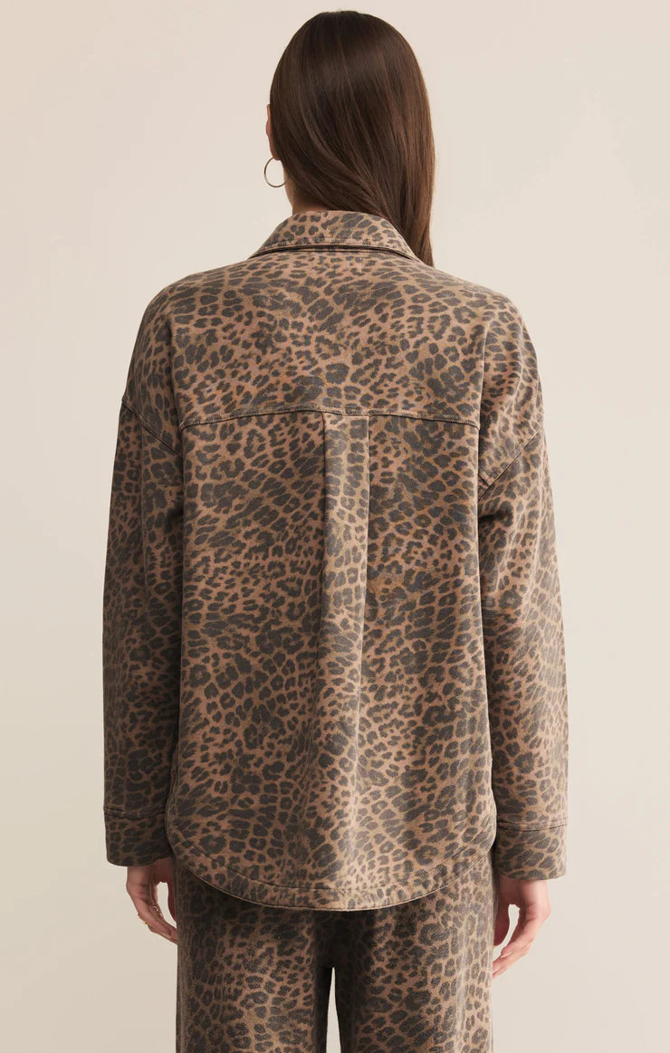 Z Supply All Day Leopard Jacket