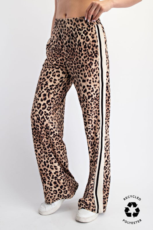 Animal Print Track Pant
