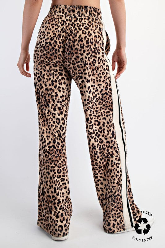 Animal Print Track Pant