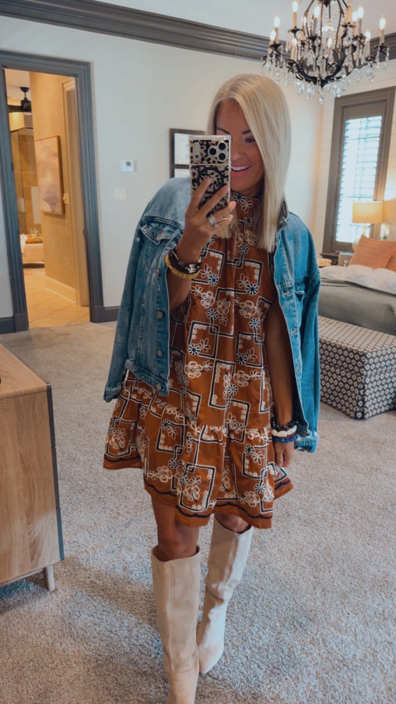Gemma Embroidered Dress