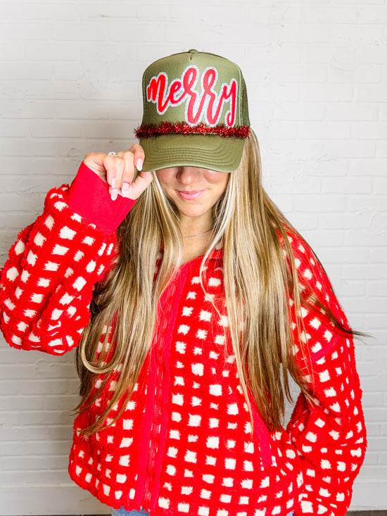 Merry Tinsel Hat