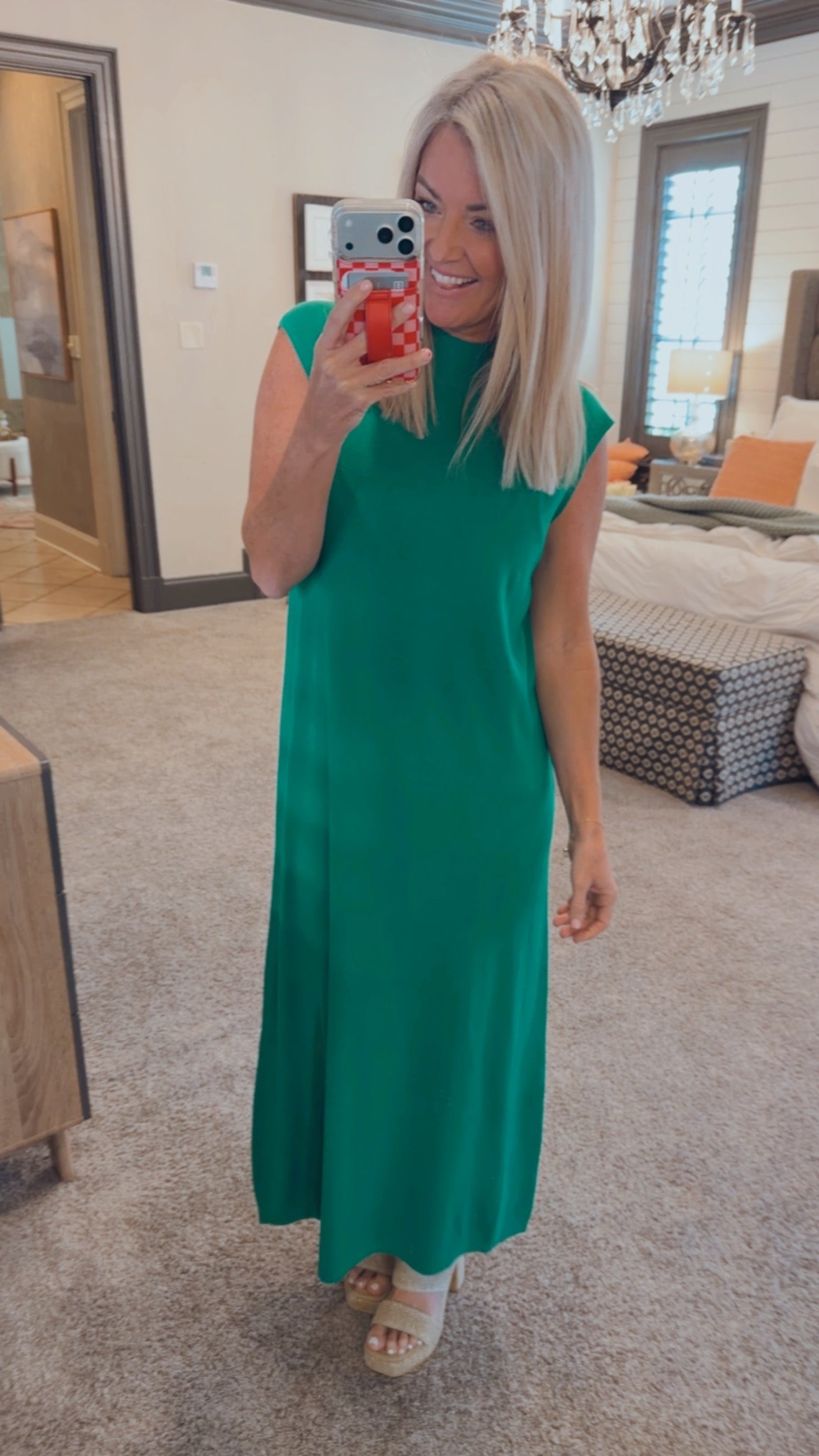 Mock Neck Sweater Dress