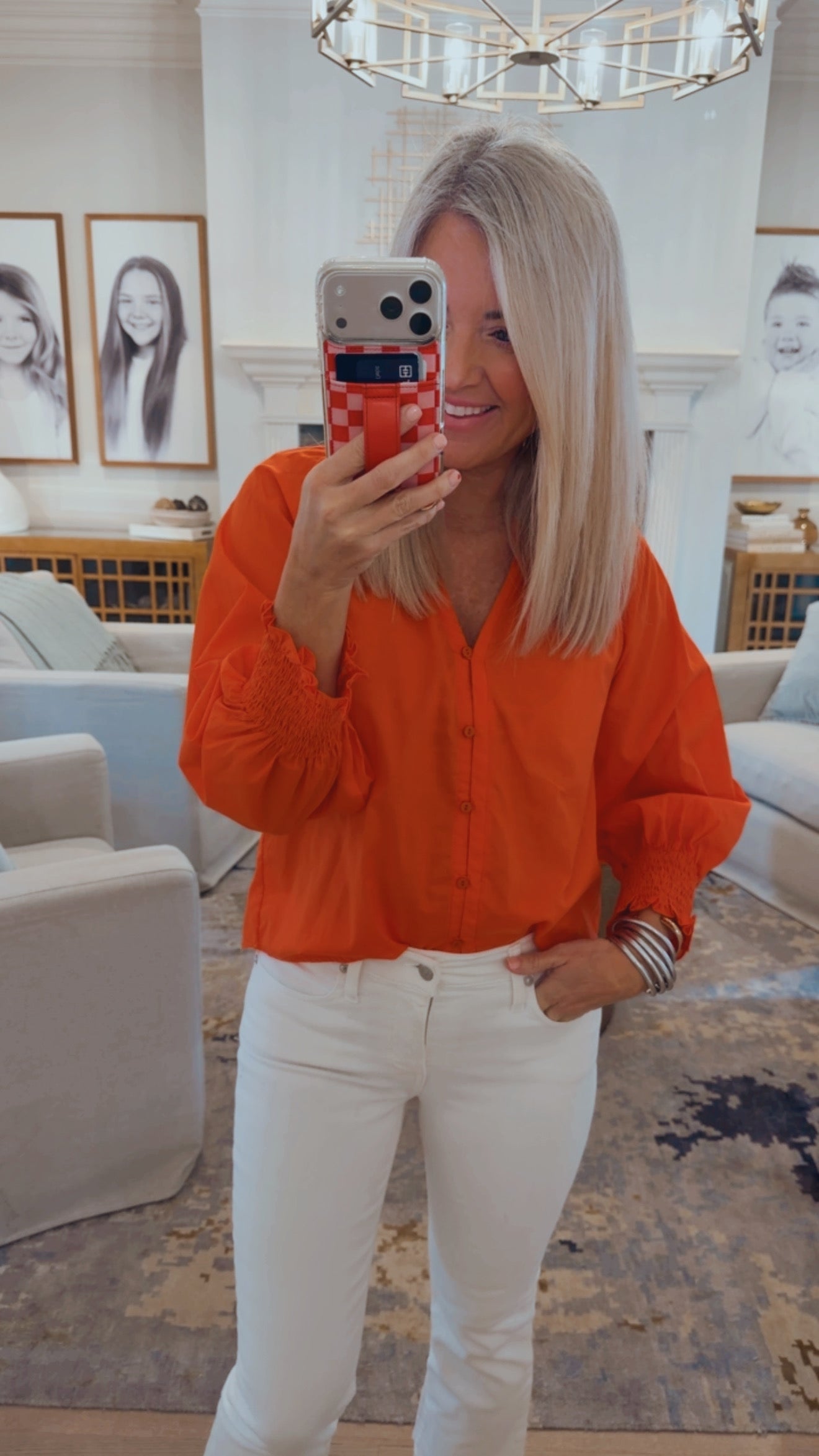 Yamila Long Sleeve Button Down Top