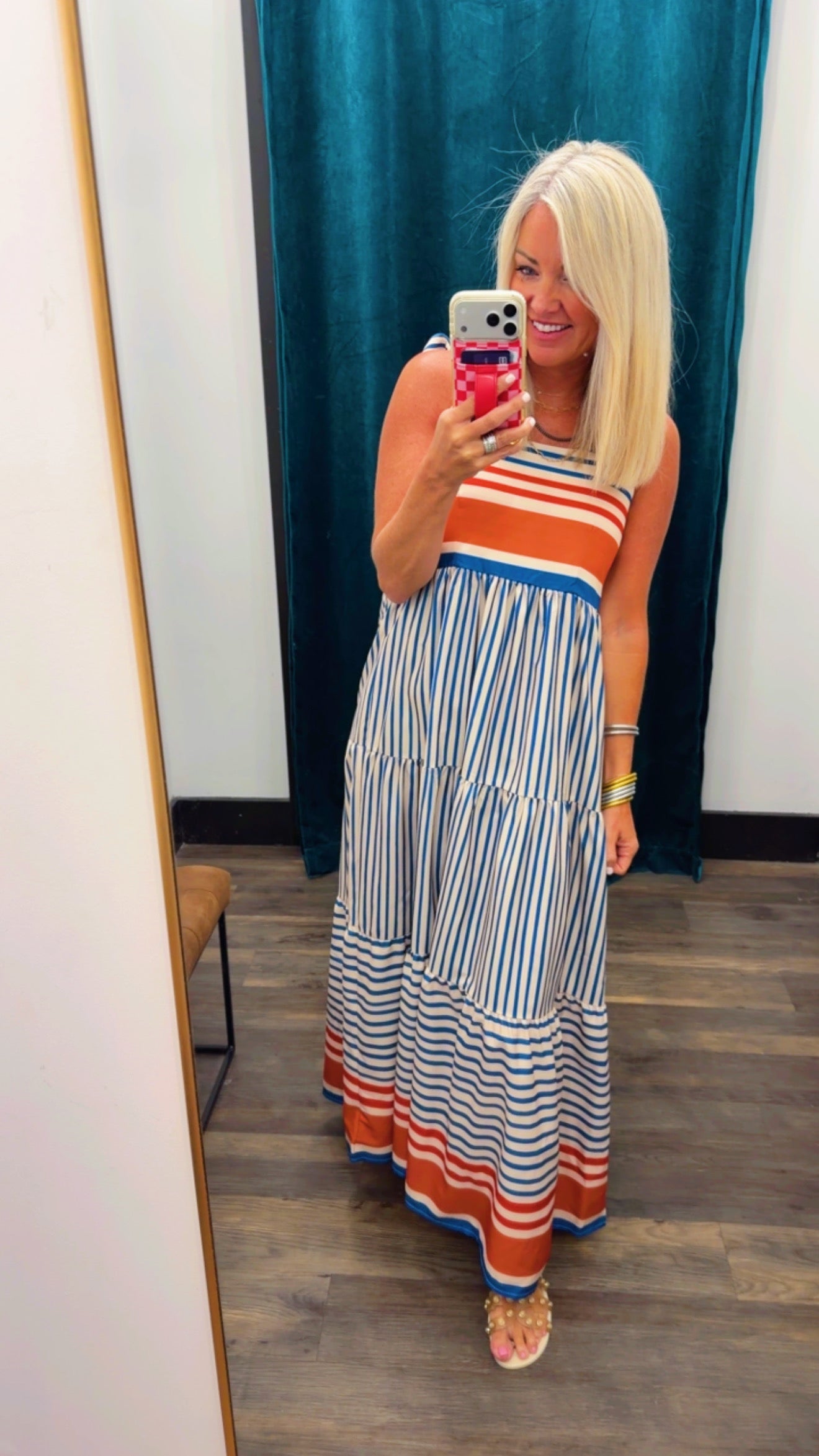 Stripe Casual Maxi