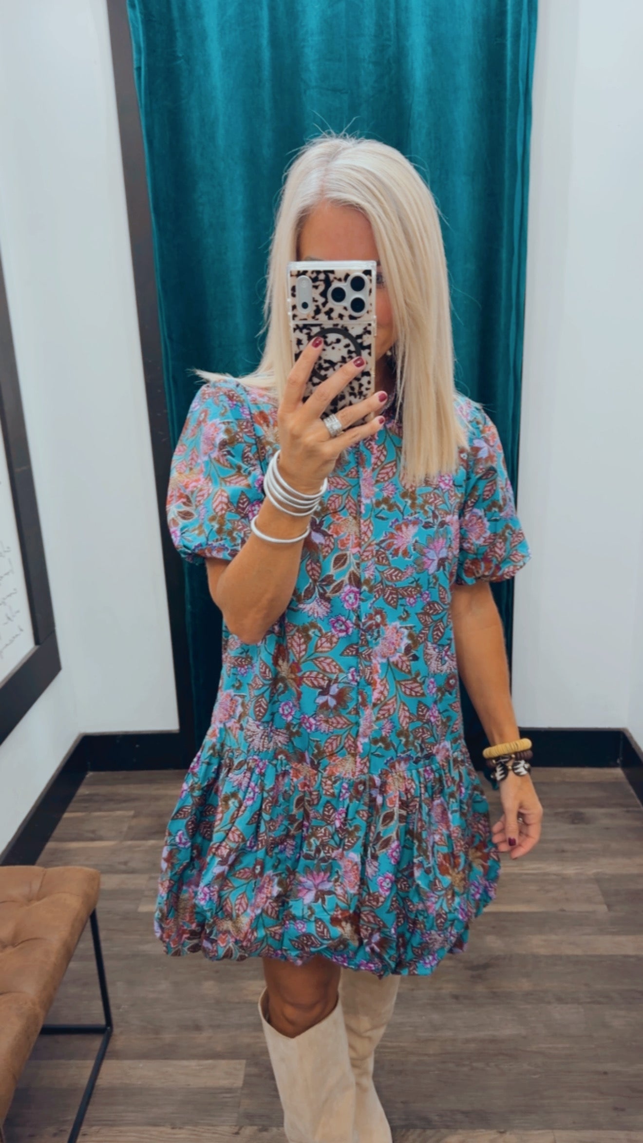 Stacci Bubble Mini Dress
