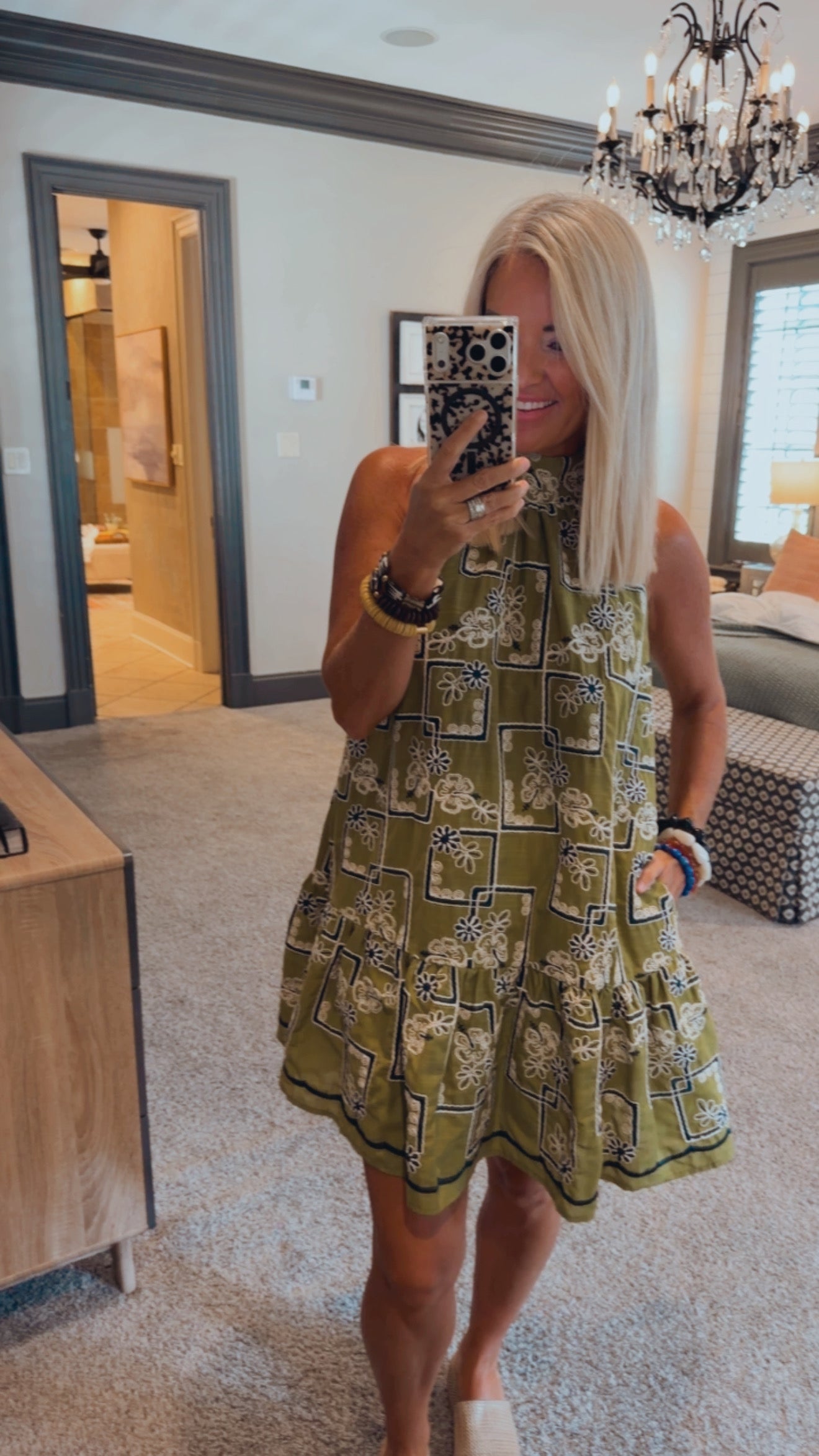 Gemma Embroidered Dress