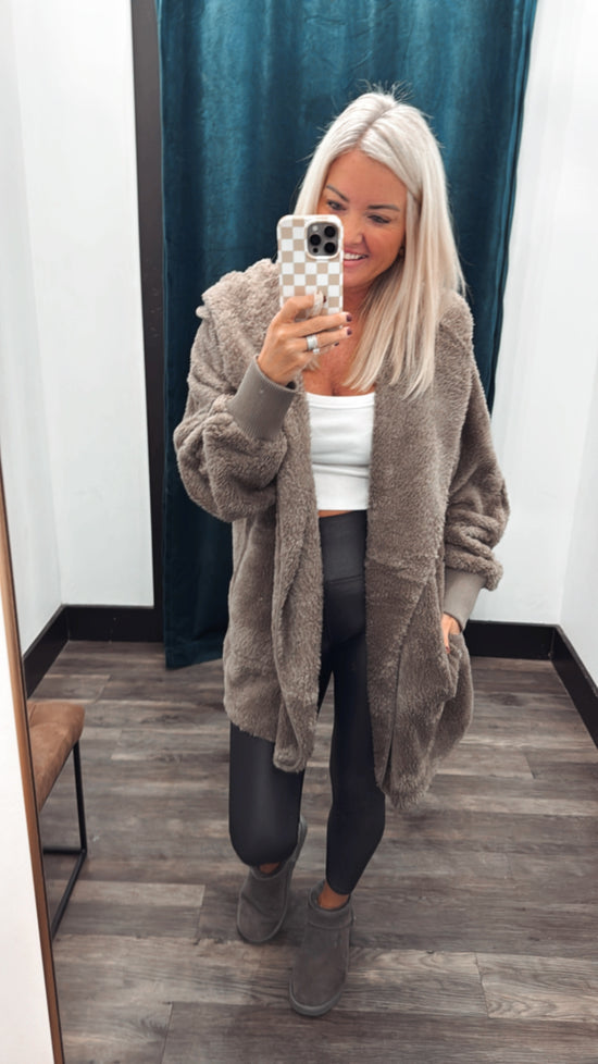 Faux Fur Plush Jacket