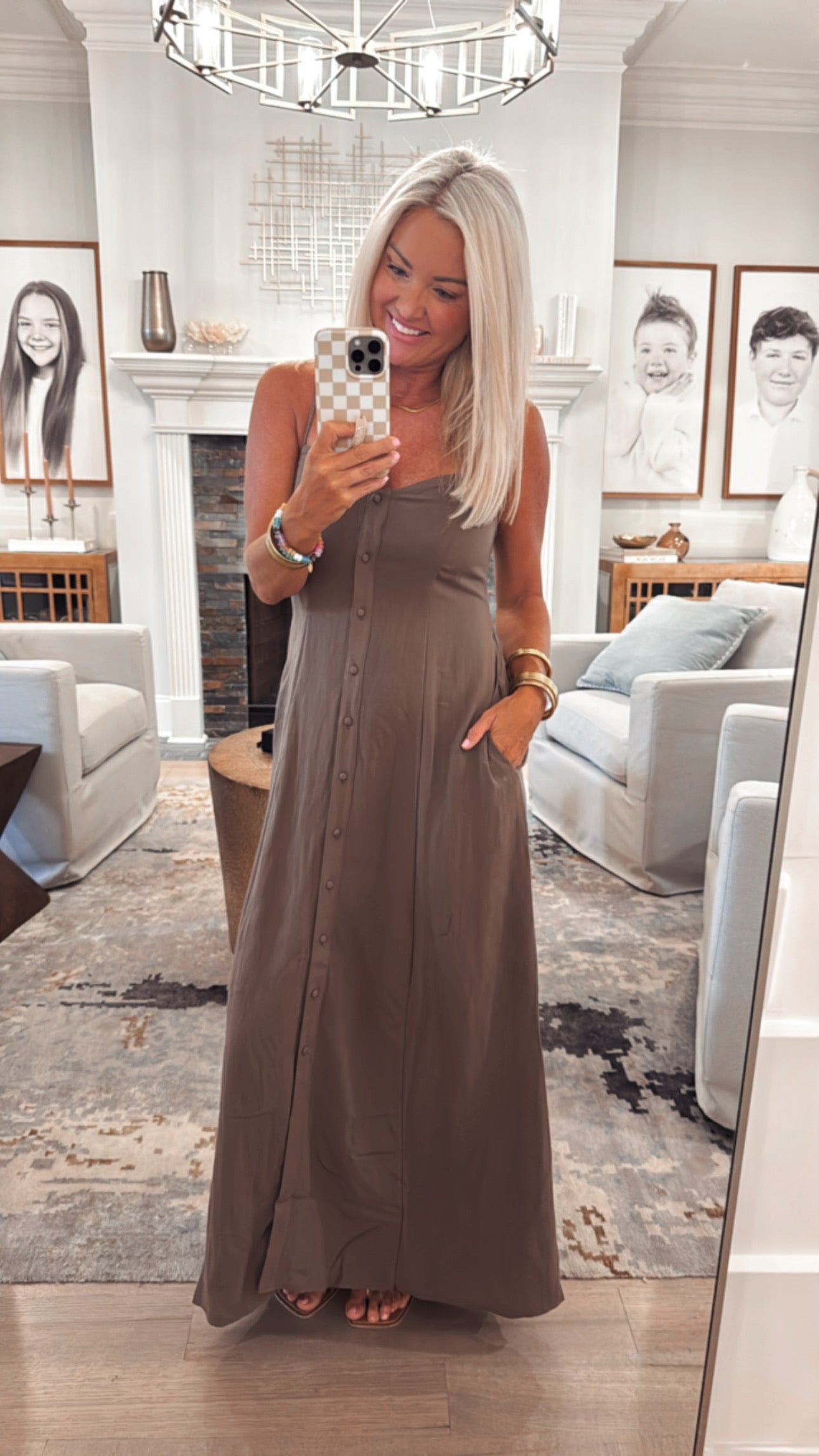 Z Supply Angel Eyes Airy Midi Dress