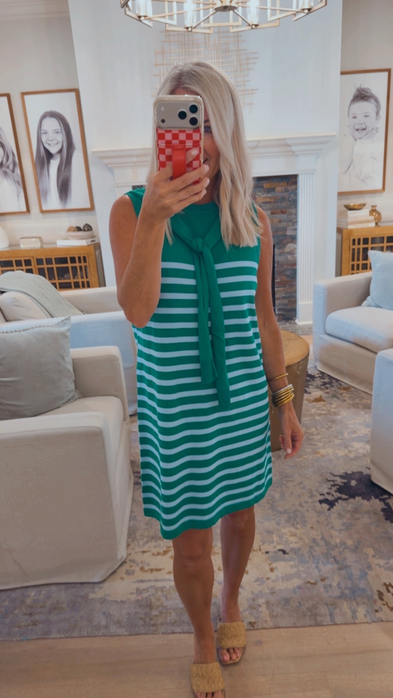 Duo Color Cardi Dress