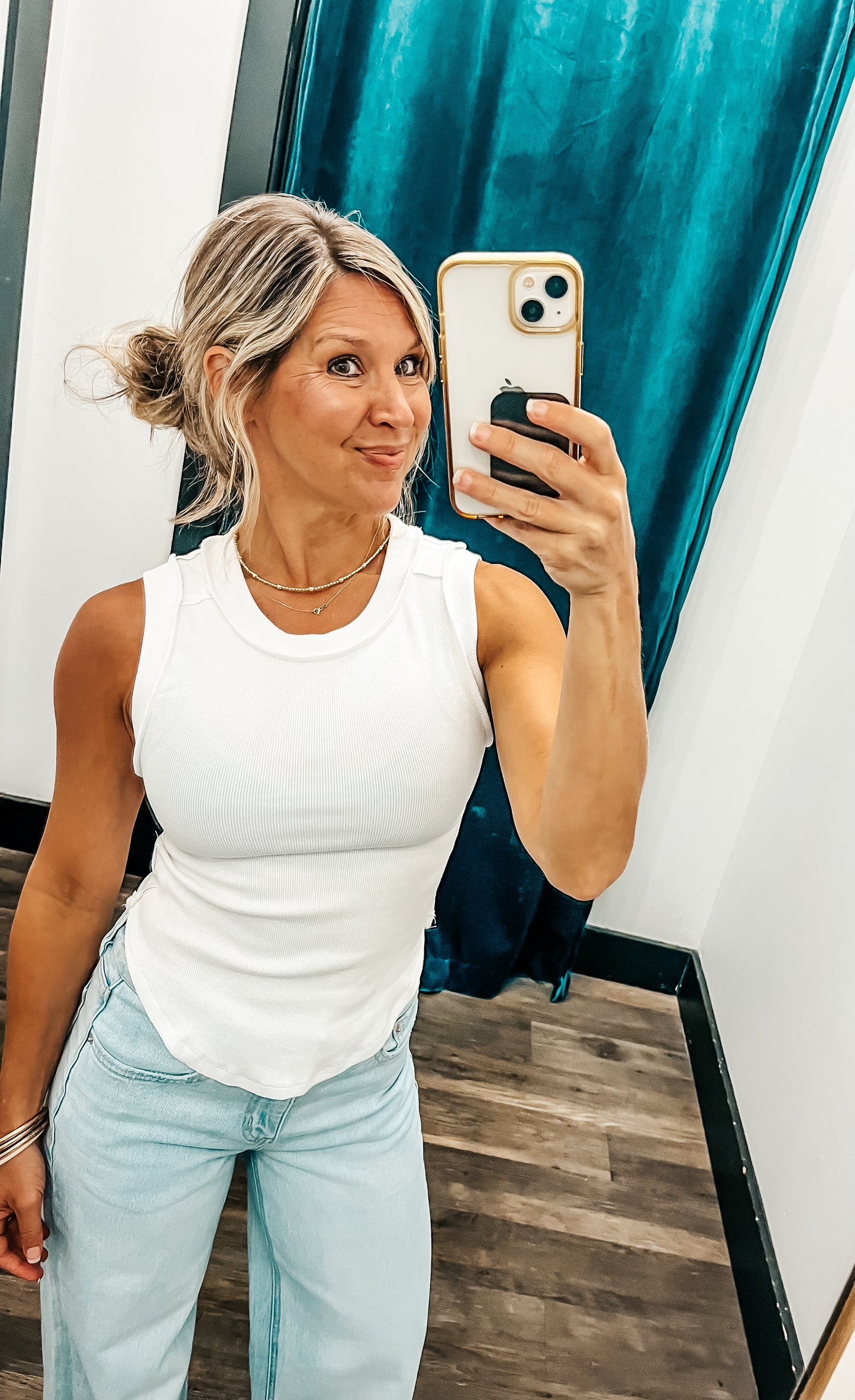 Ribbed Boho Summer Tank