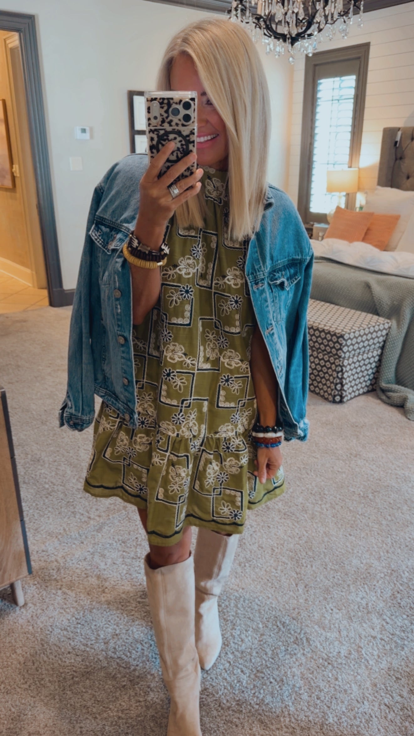 Gemma Embroidered Dress