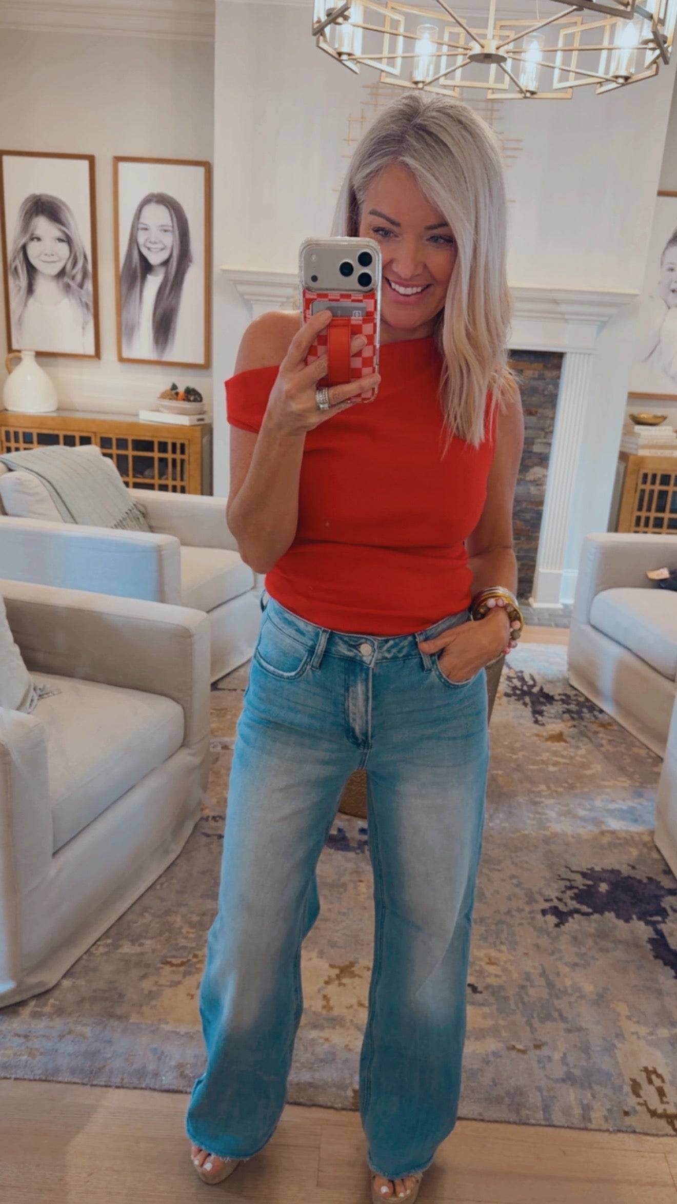 Asymmetrical Neck Sweater Top