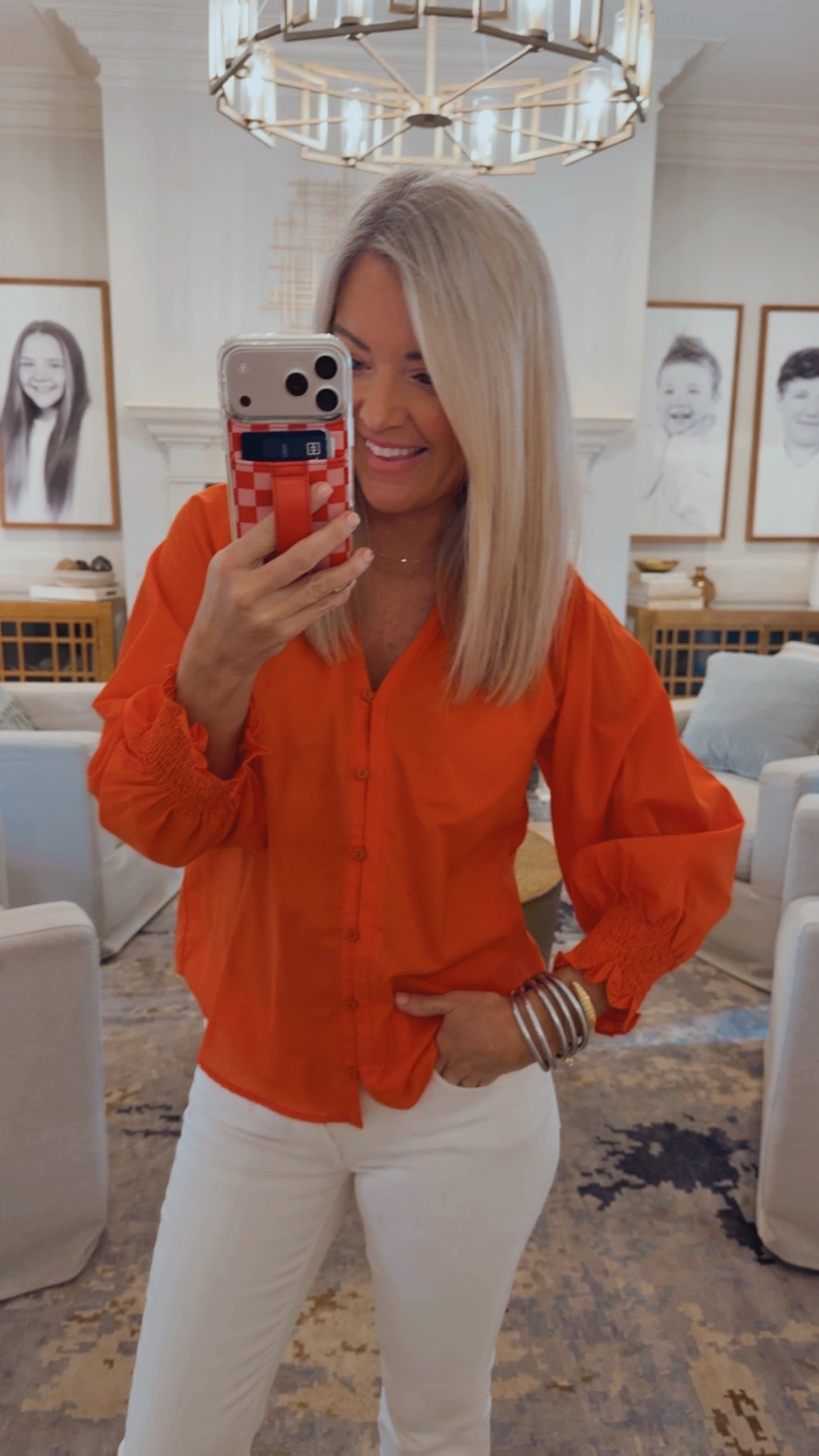 Yamila Long Sleeve Button Down Top