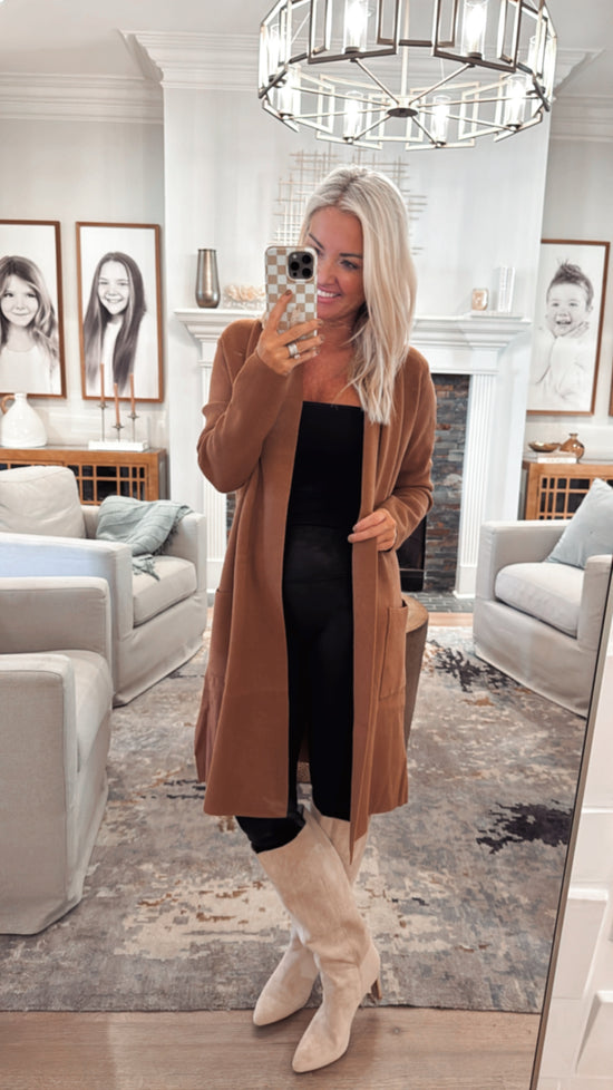 Open Knitted Cardigan