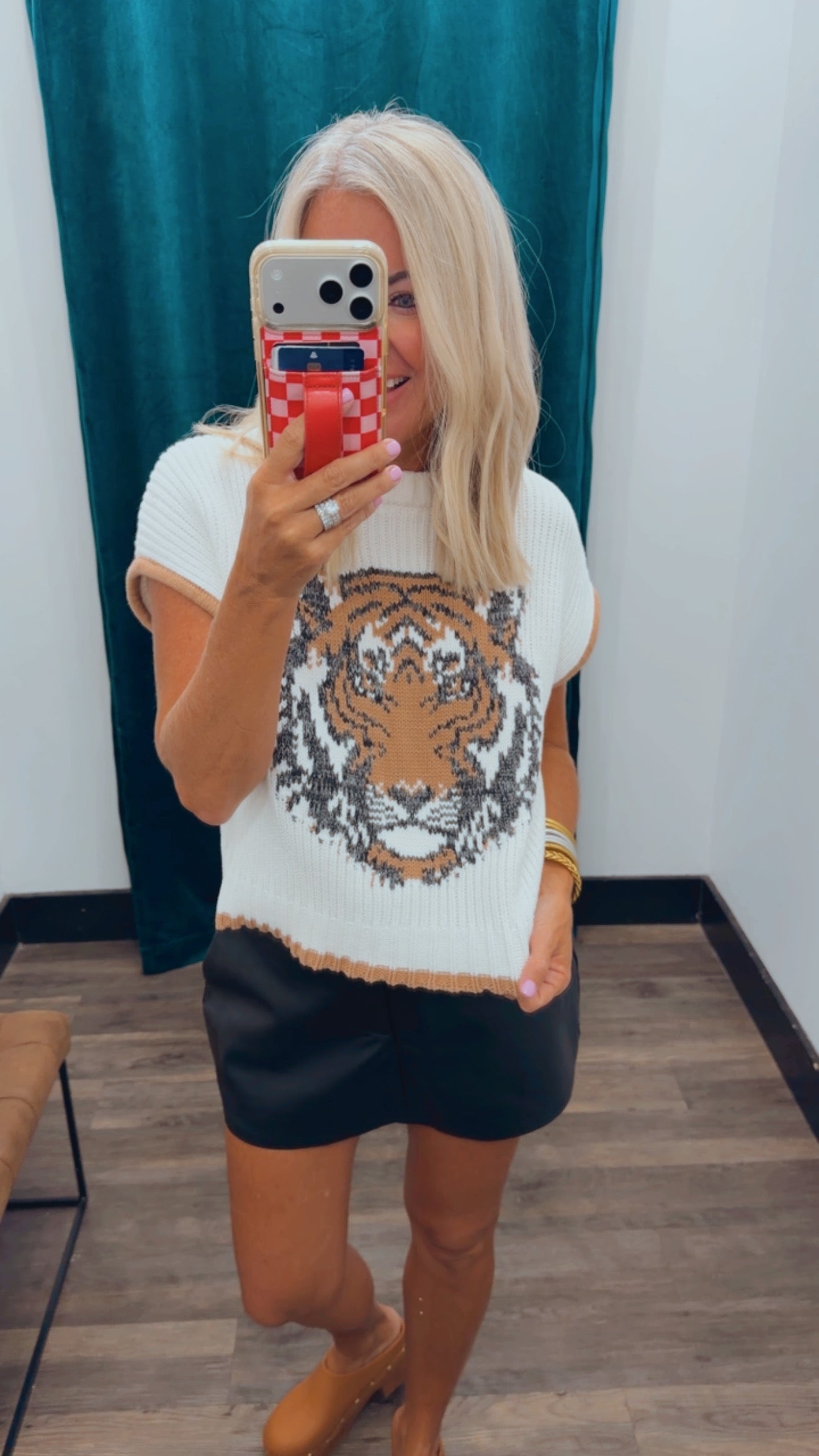 Game Day Sweater Vest Top