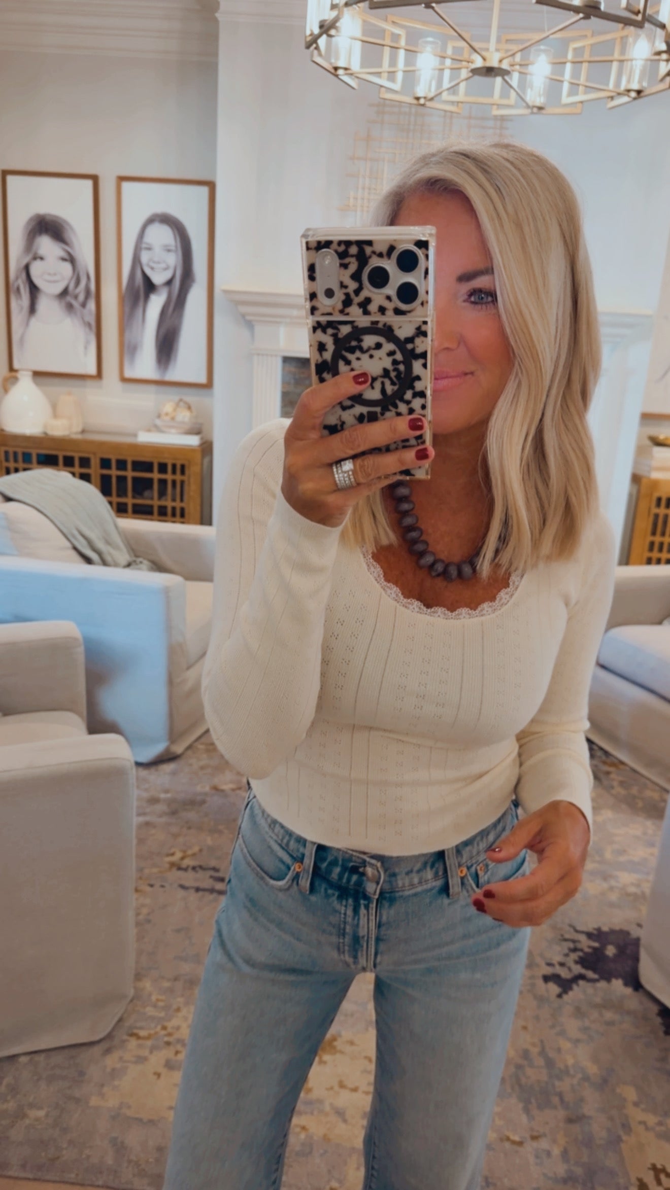 Delicate Rib Knit Top
