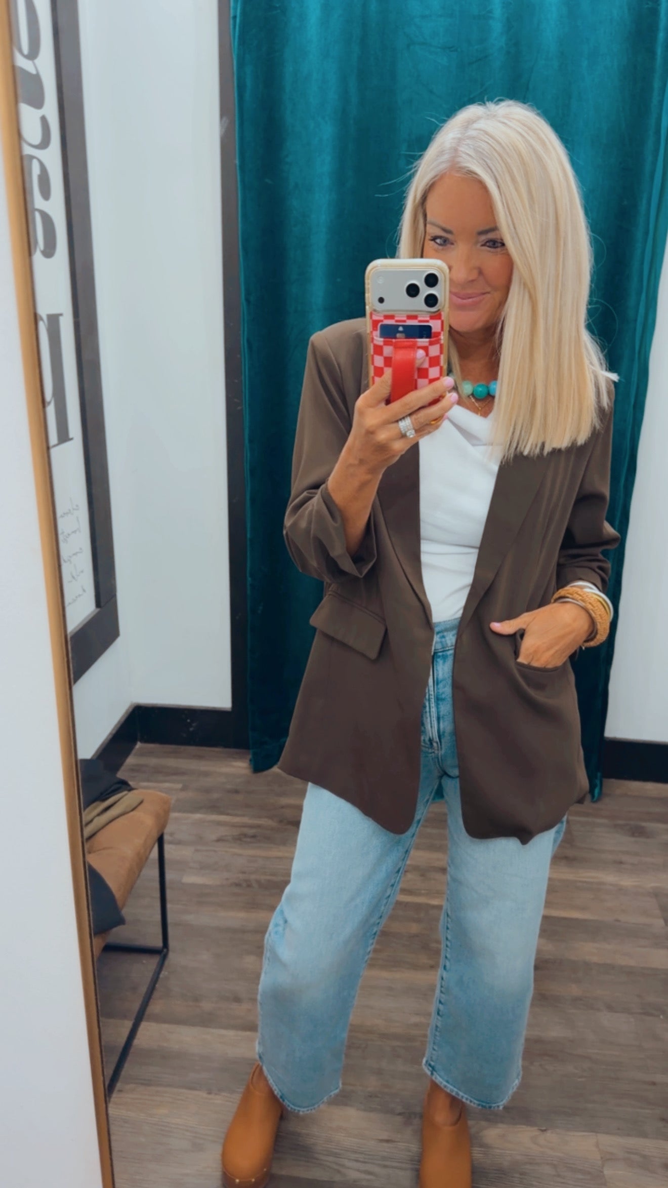 Classic Three Quarter Blazer