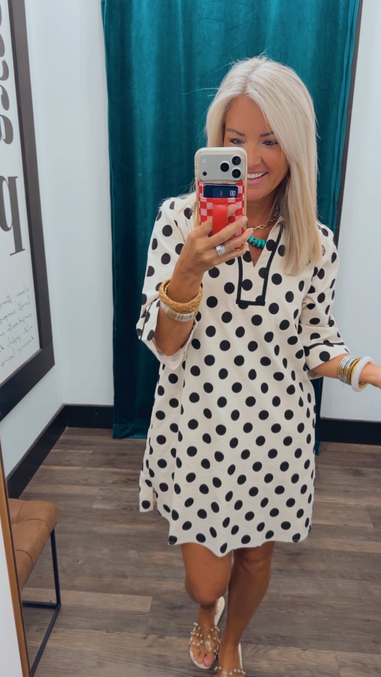 Dotty Darling Mini Dress