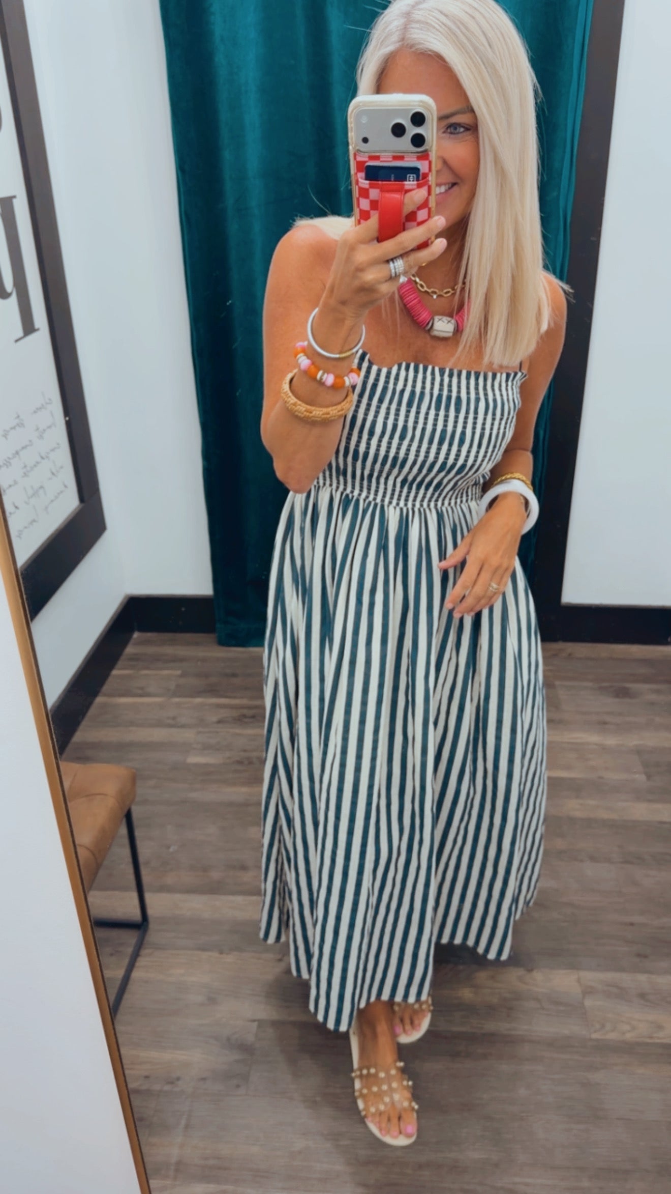 Seaside Smocked Midi