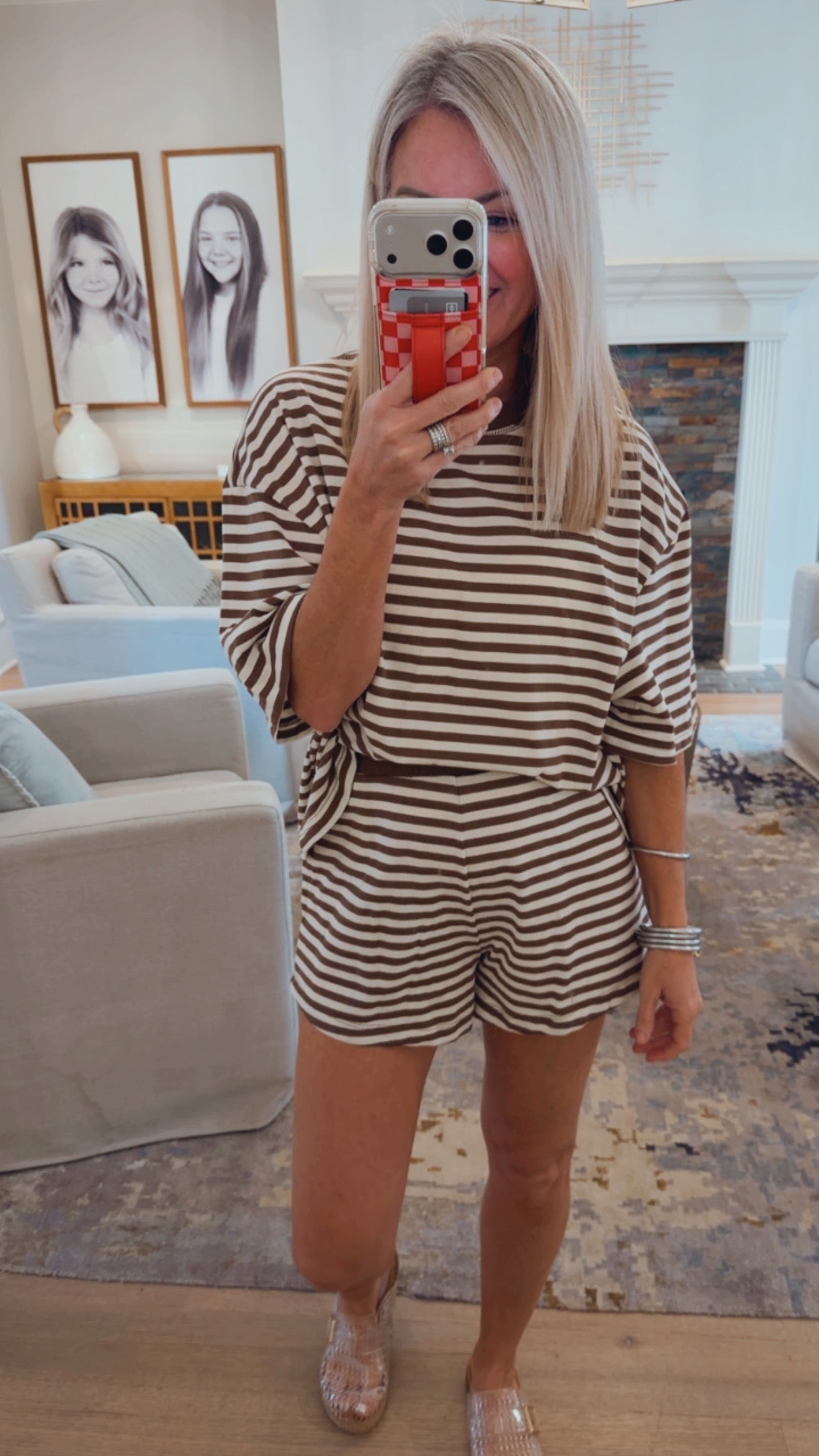 Lina Striped Set