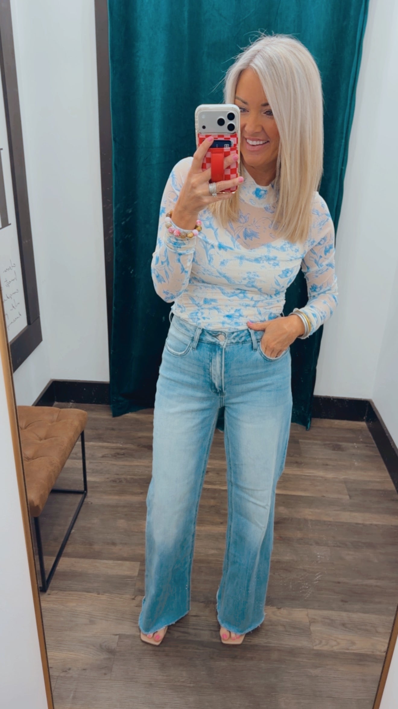 Mesh Floral Bodysuit