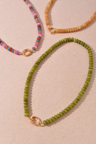 Color Beaded Necklace