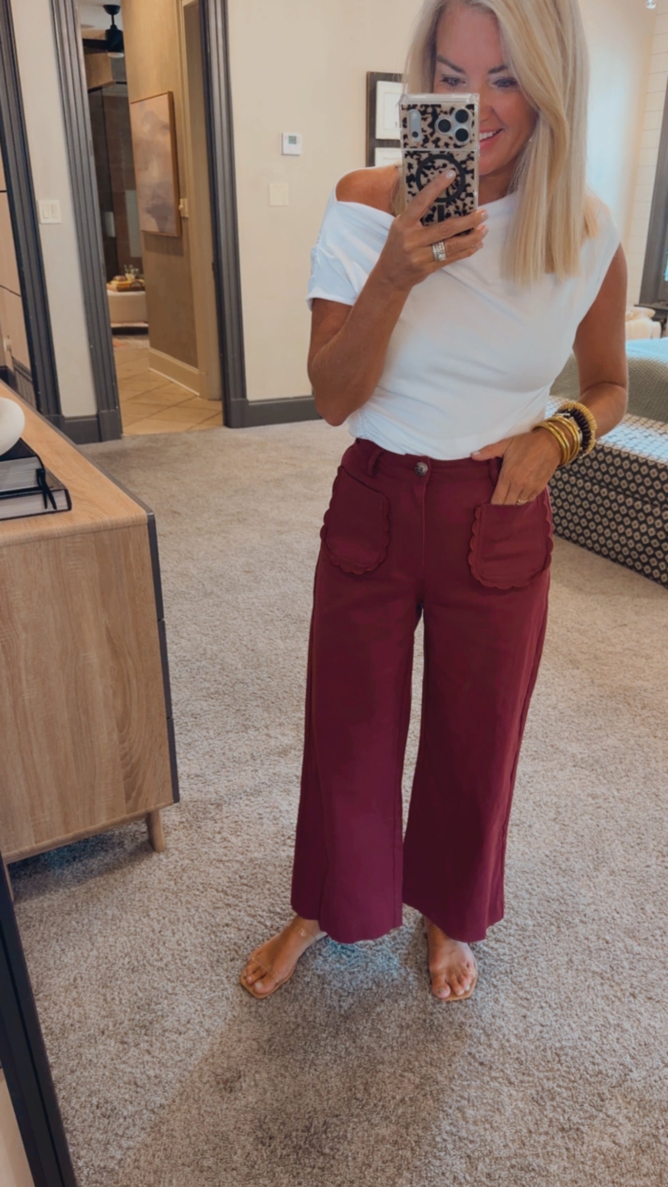Scallop Pocket Pant