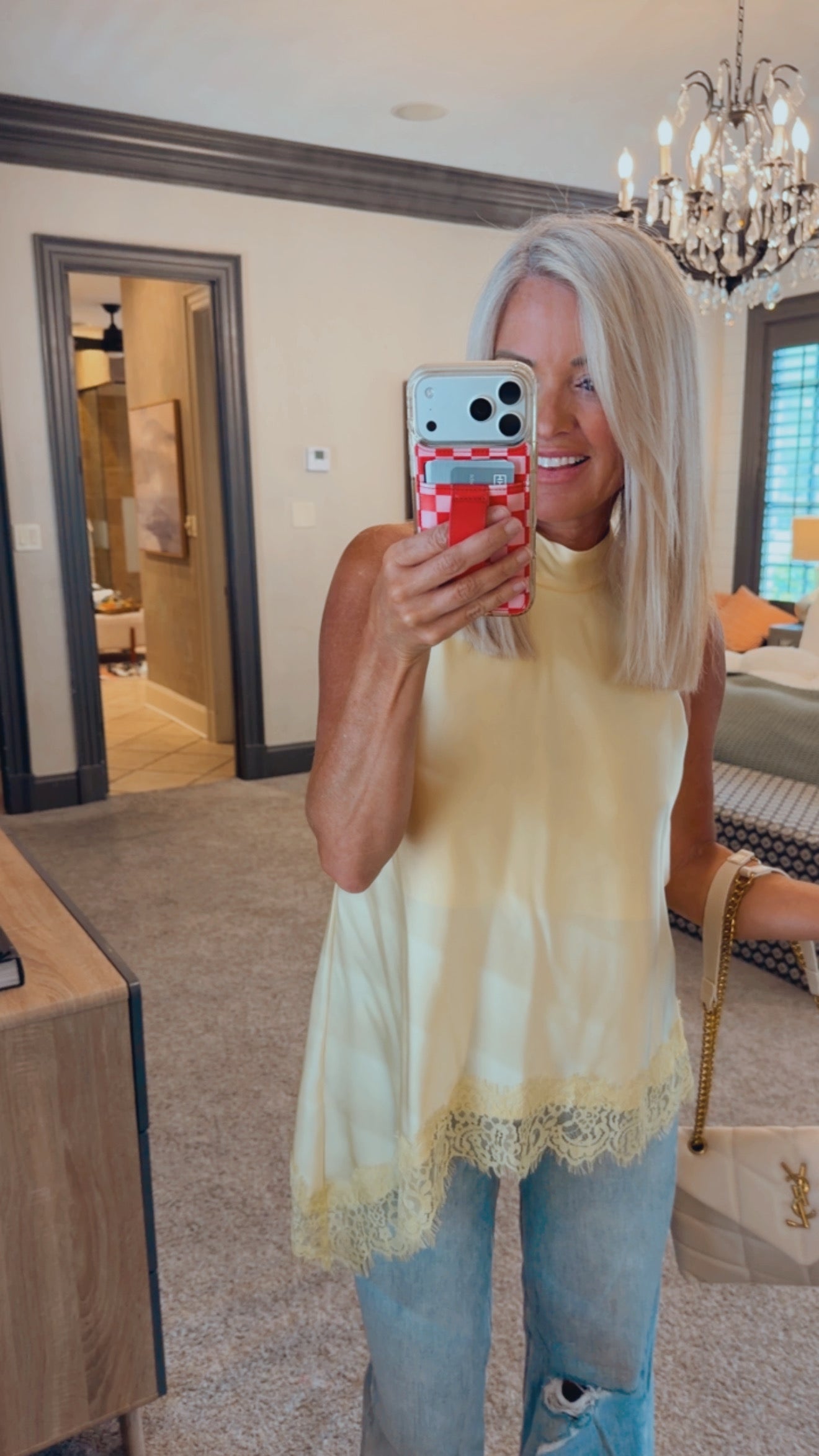 Asymmetrical High Neck Blouse