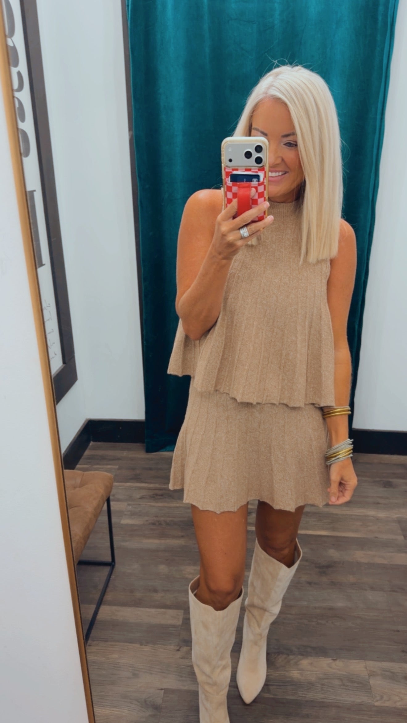 Luxe Knit Sweater Skirt