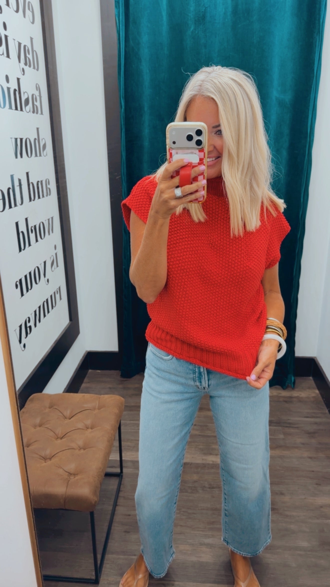 Drop Shoulder Sweater Vest