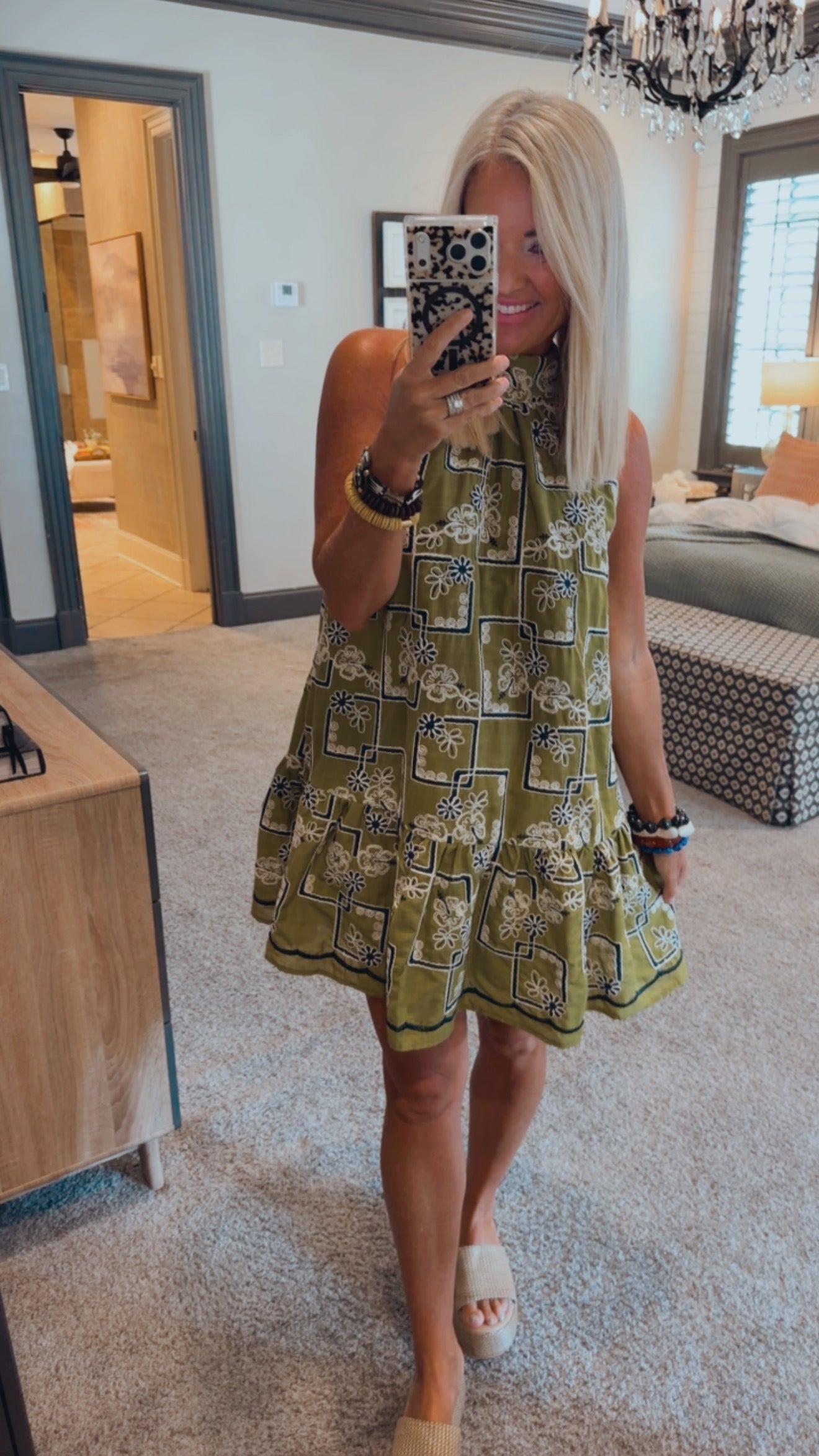Gemma Embroidered Dress