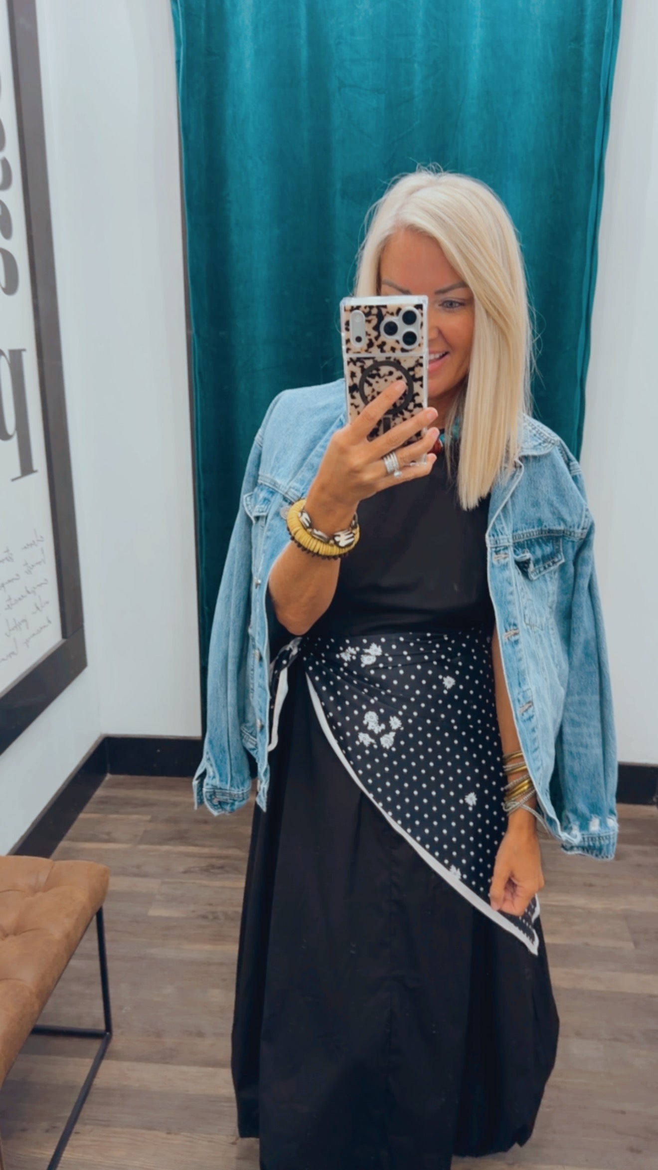 Solid Midi Dress