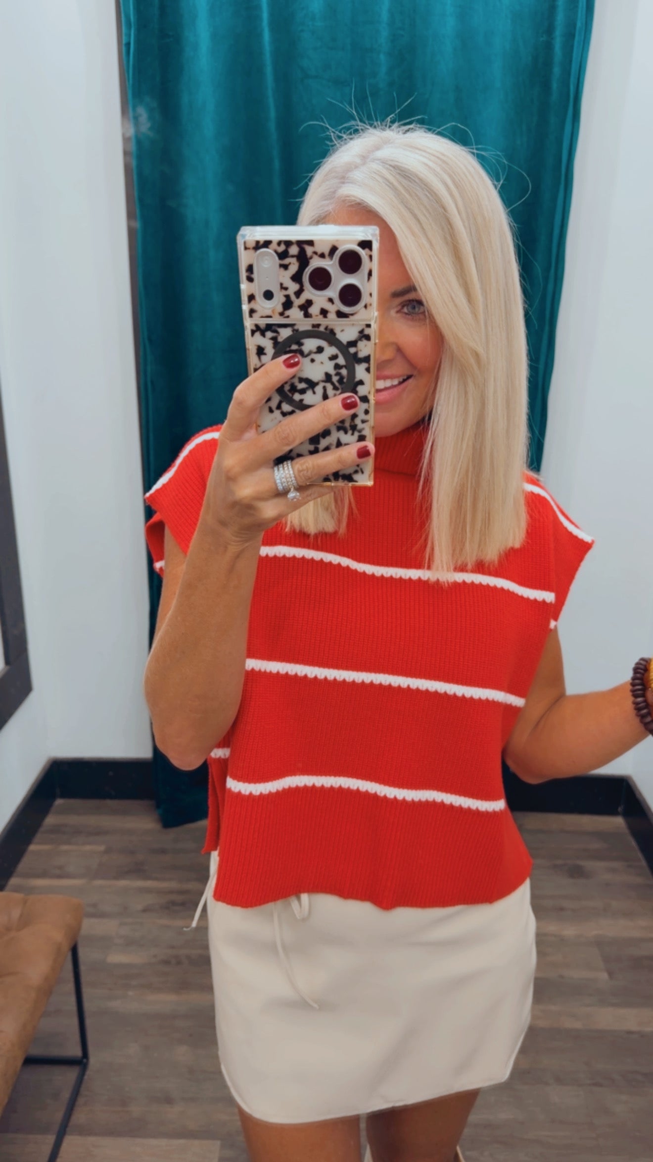 Turtleneck Crop Knit Sweater