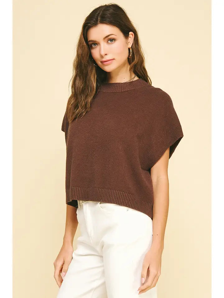 Dropped Shoulder Sweater Top