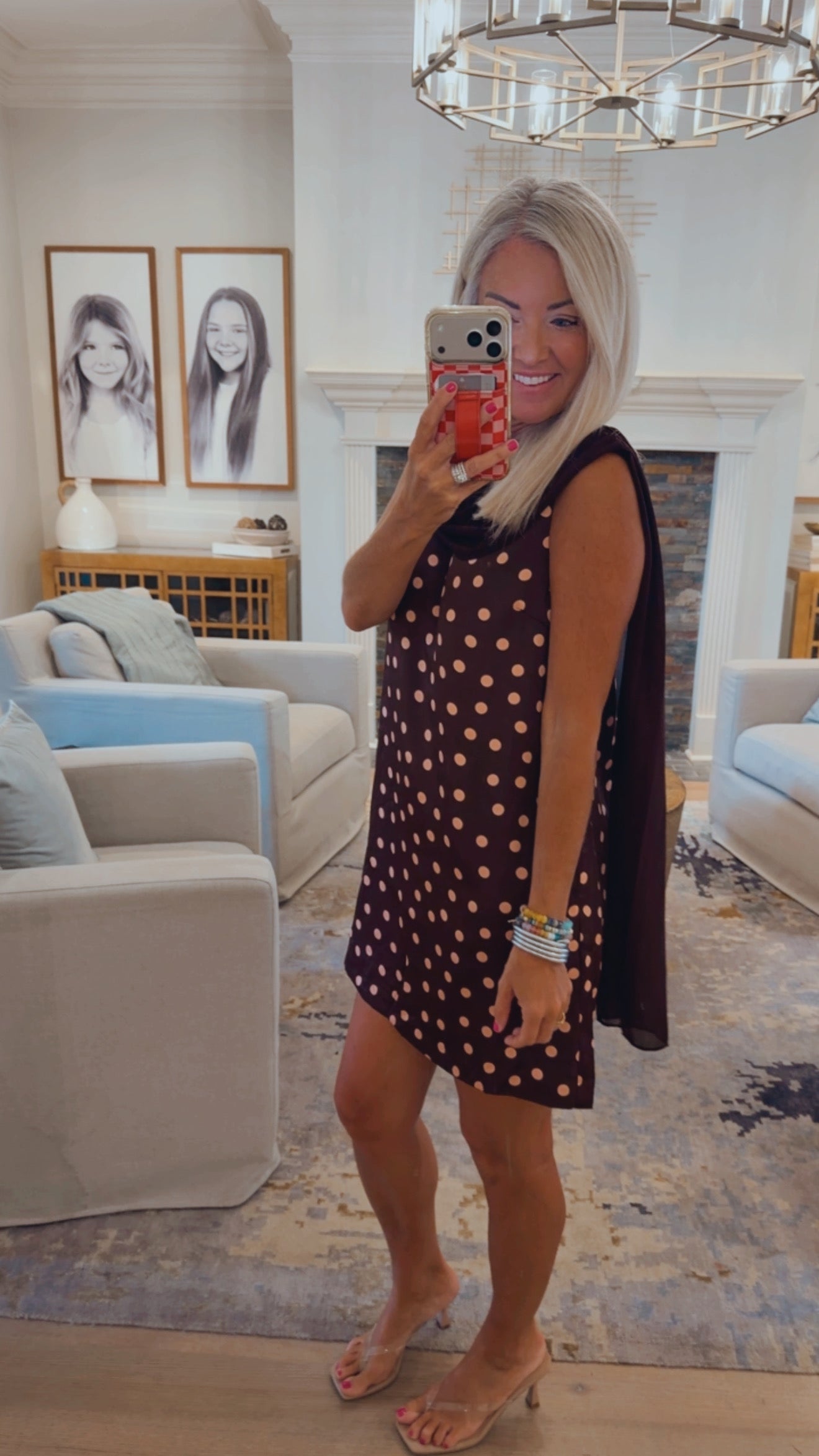 Polka Dot Mini Dress
