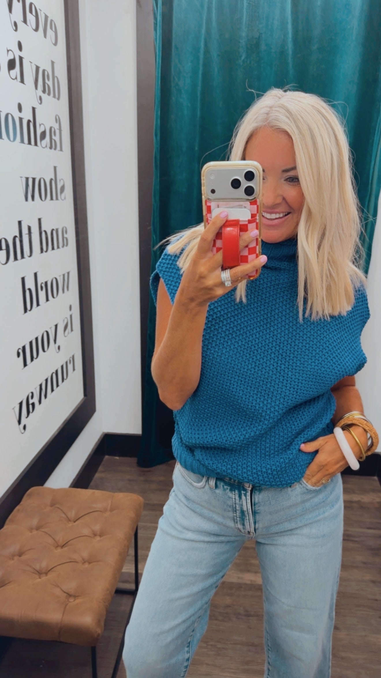 Drop Shoulder Sweater Vest