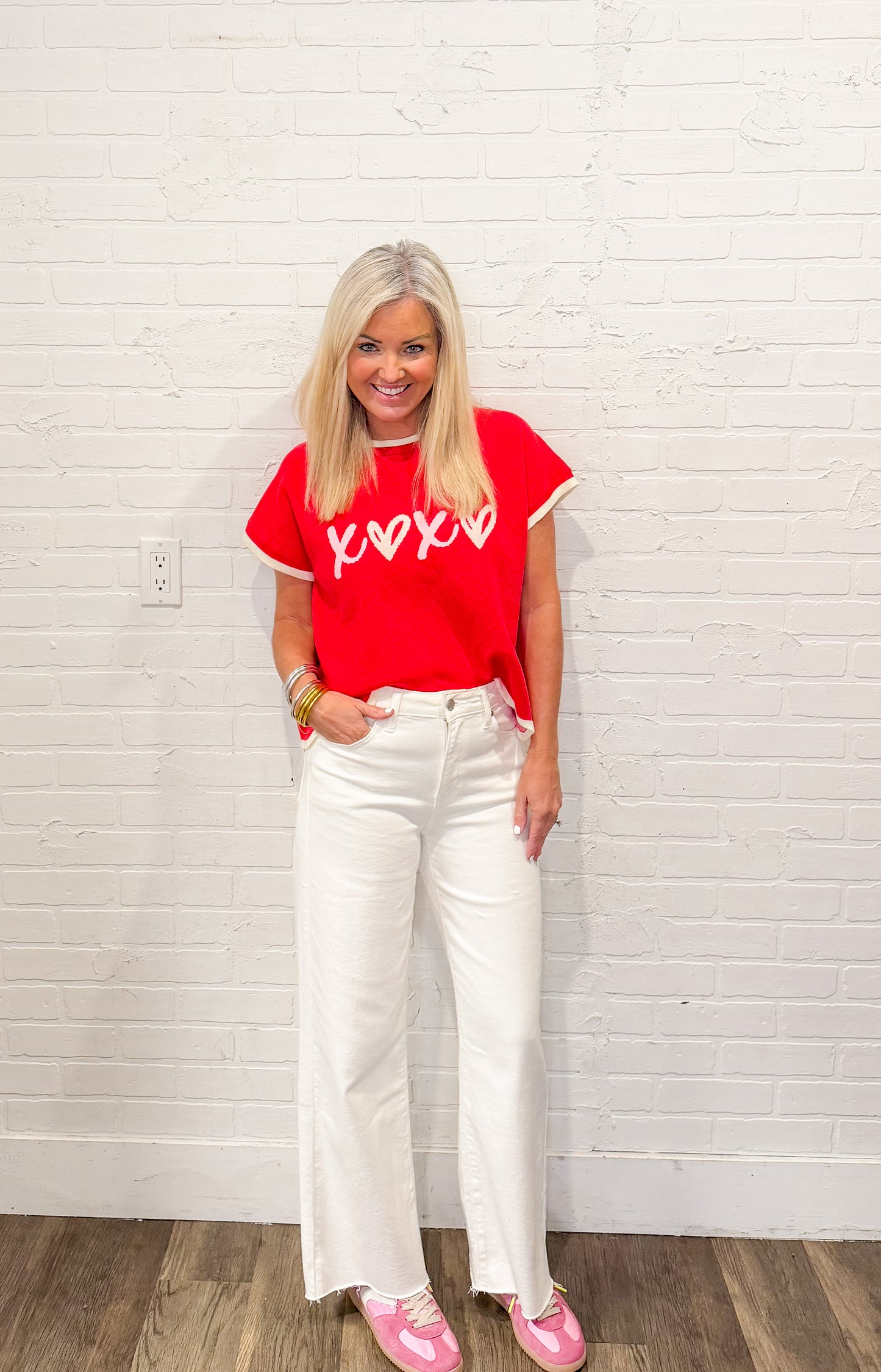 XOXO Scallop Sweater