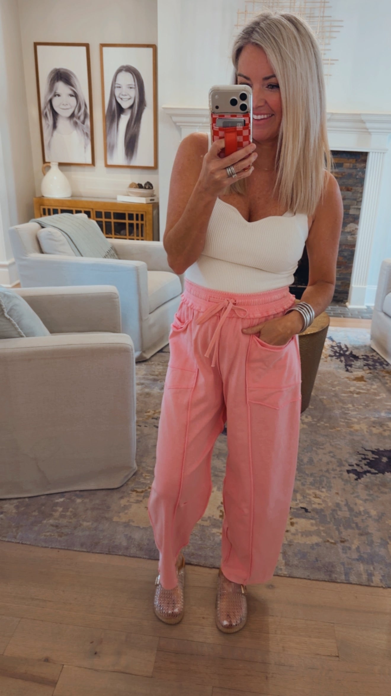 Mineral Wash Barrel Pant